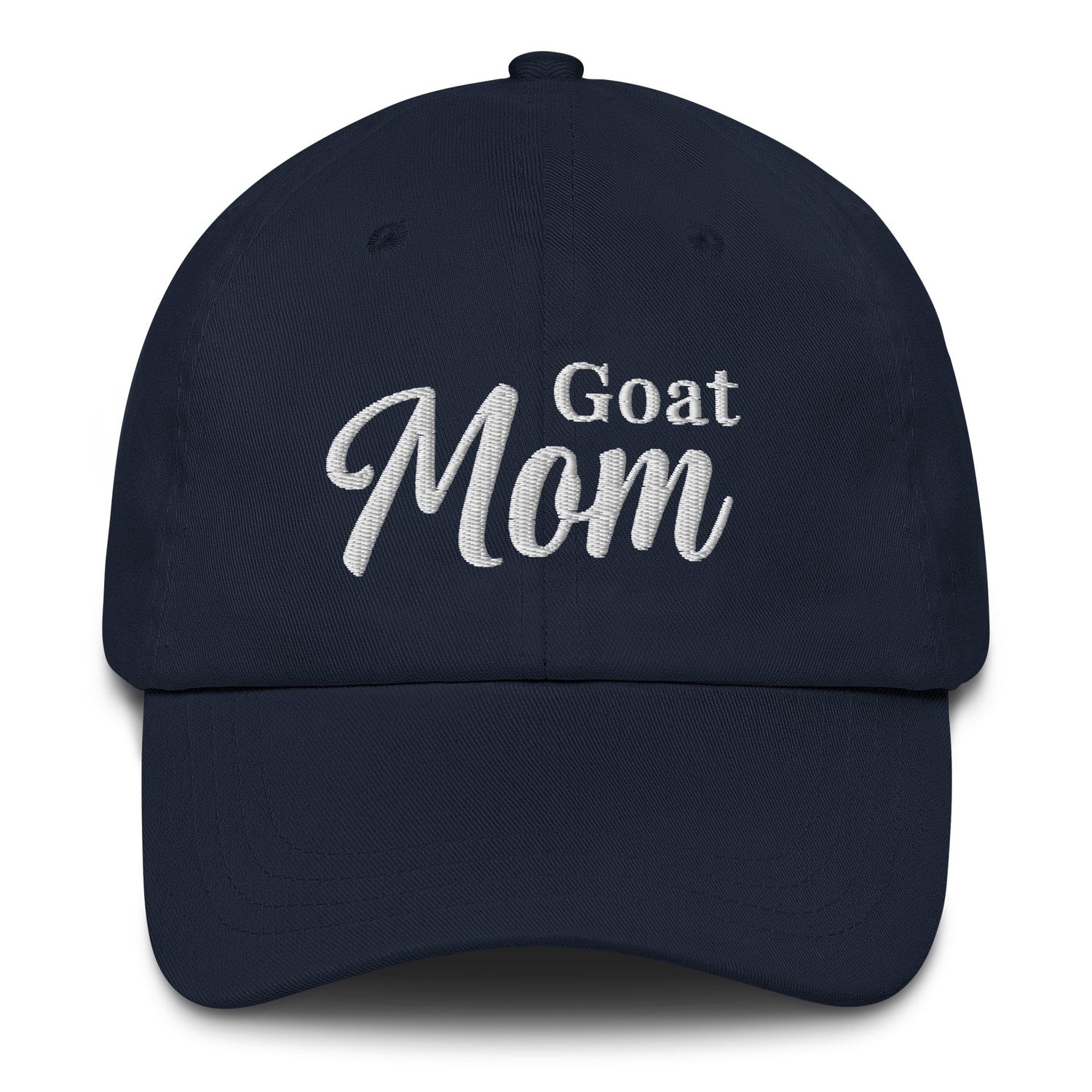 Goat Mom Hat by Katie Van Slyke - navy