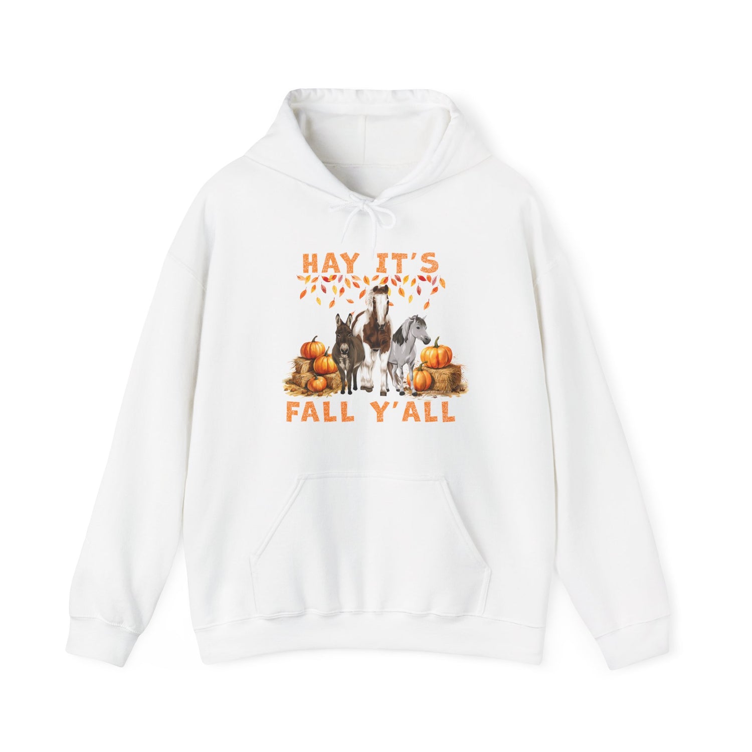 Hay Fall Hoodie by Katie Van Slyke™ White