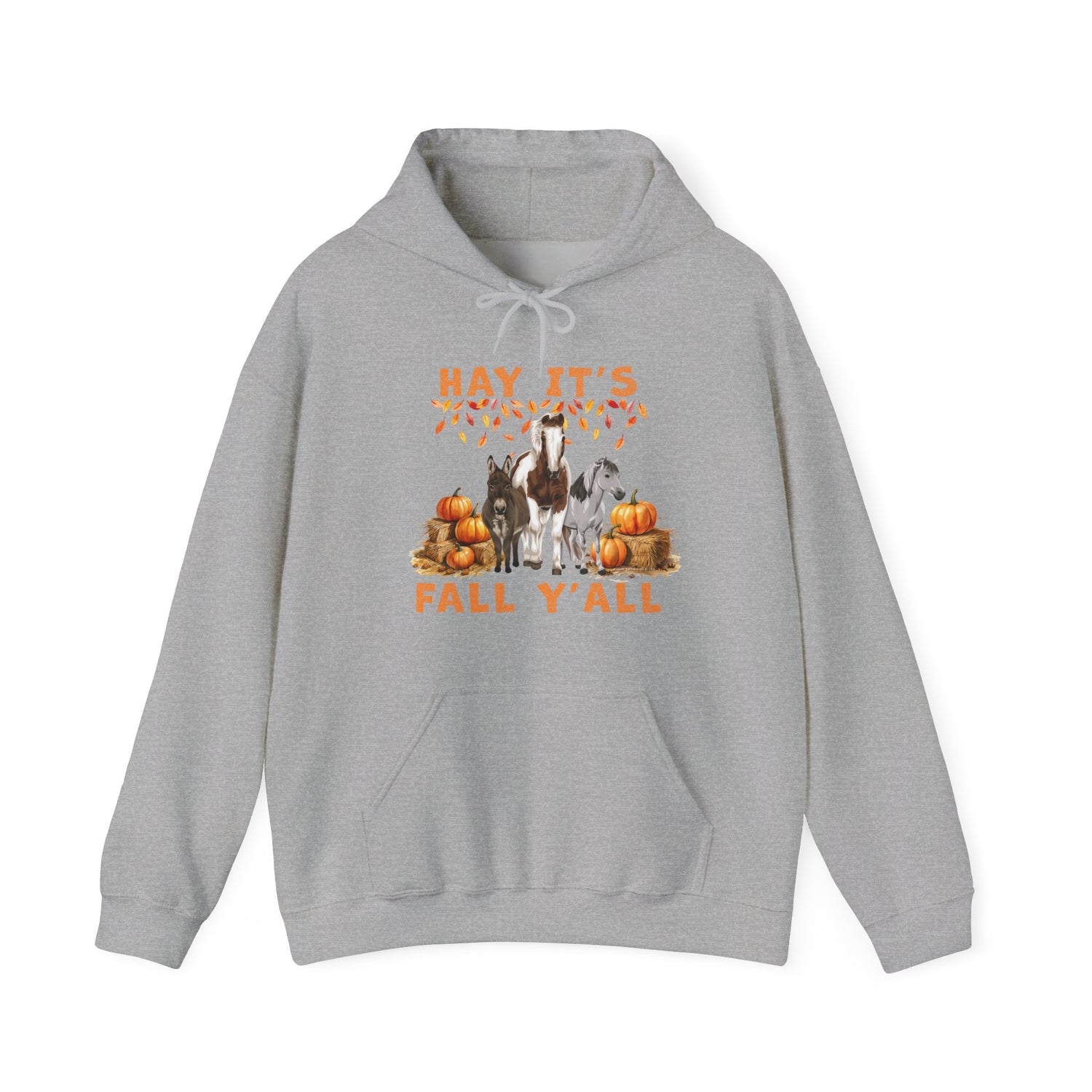 Hay Fall Hoodie by Katie Van Slyke™ Sport Grey