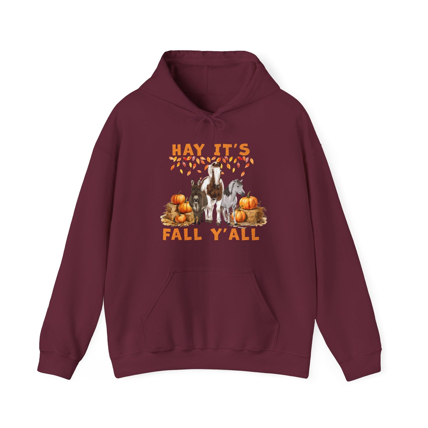 Hay Fall Hoodie by Katie Van Slyke™ Maroon