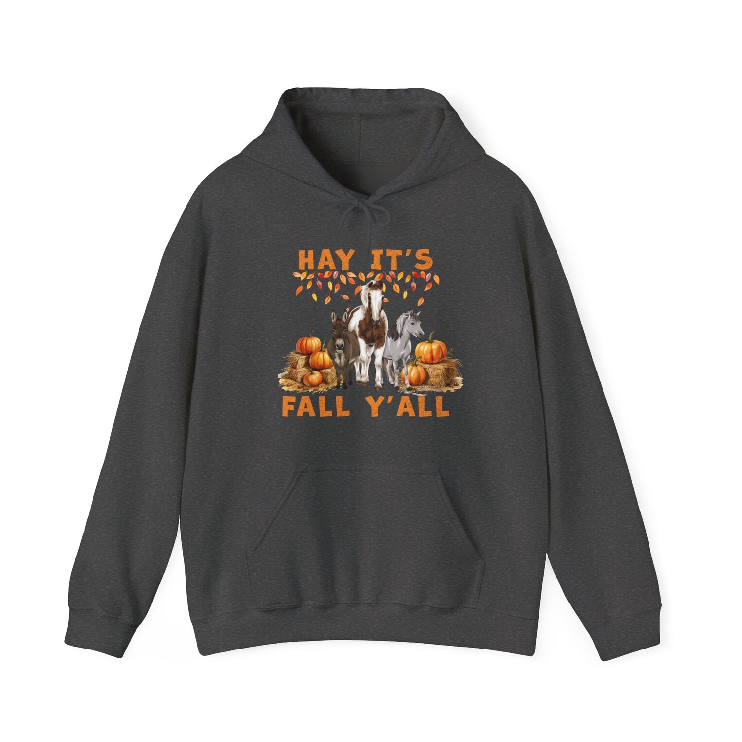 Hay Fall Hoodie by Katie Van Slyke™ Dark Heather