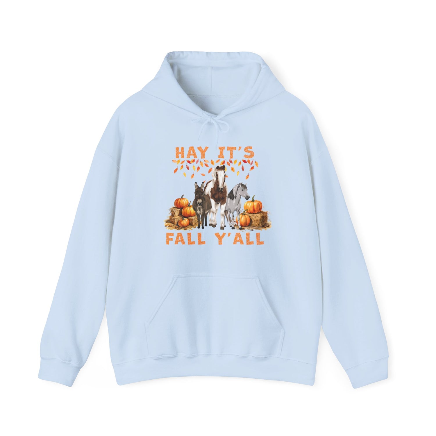 Hay Fall Hoodie by Katie Van Slyke™ Light Blue