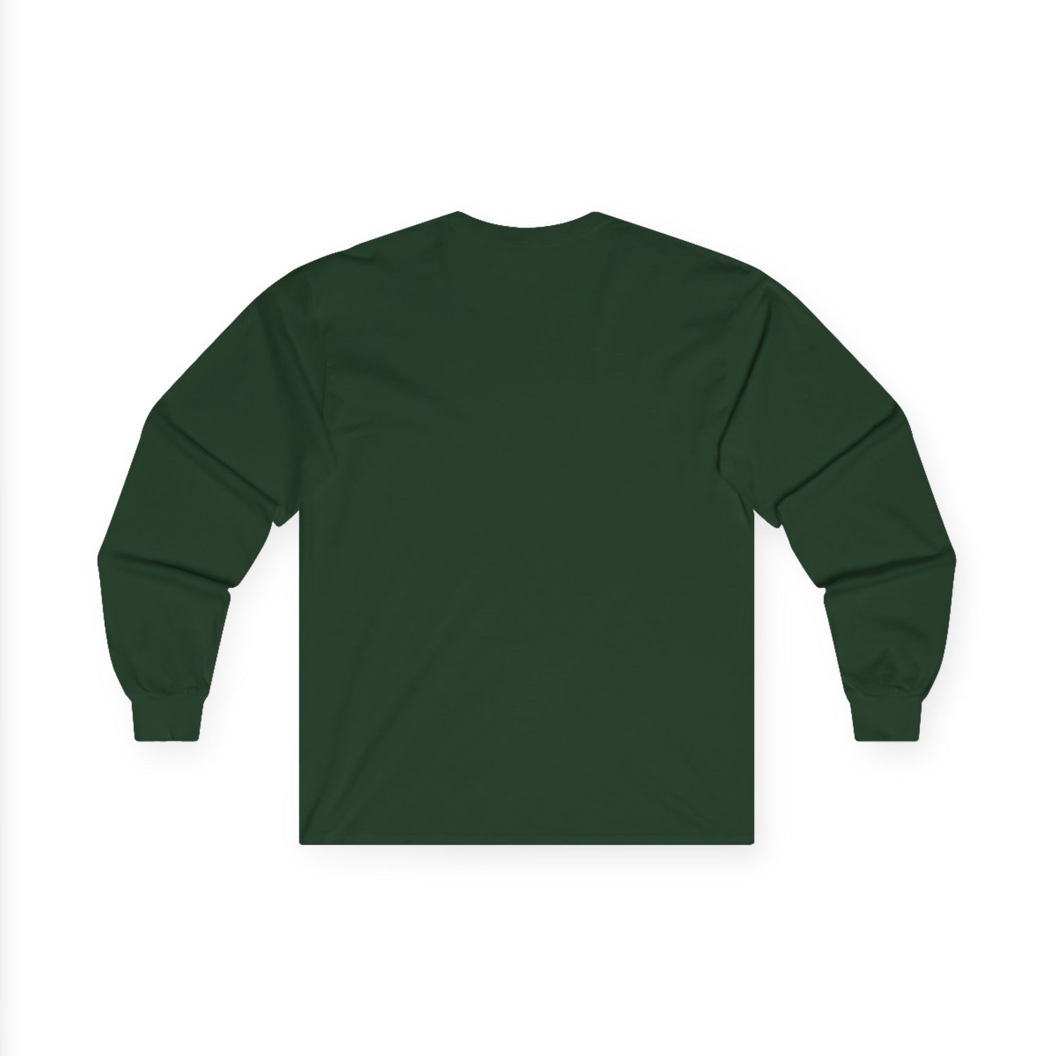 Hay Fall Long Sleeve T-Shirt by Katie Van Slyke™ Forest Green Back