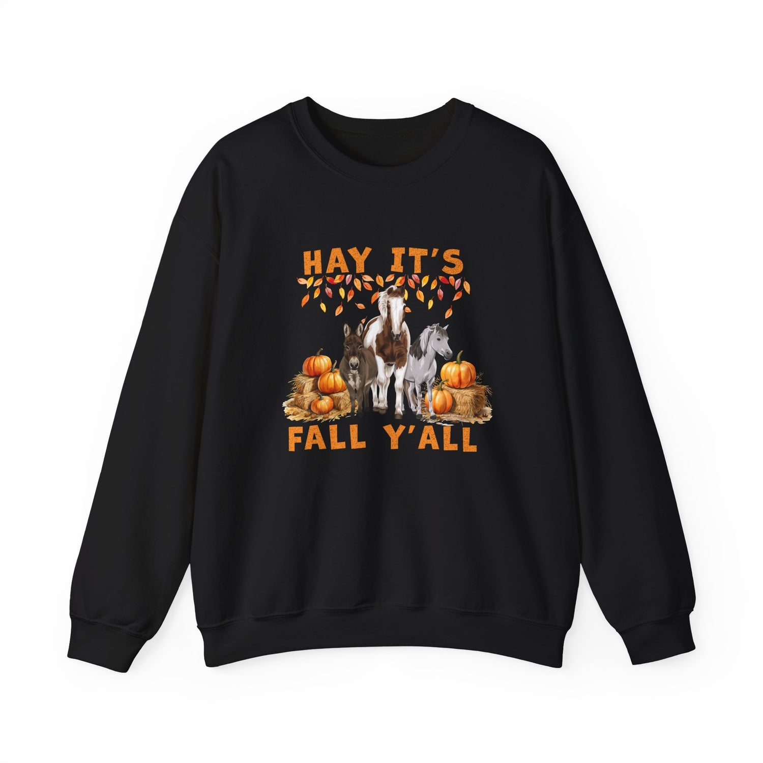 Hay Fall Sweatshirt by Katie Van Slyke™ Black