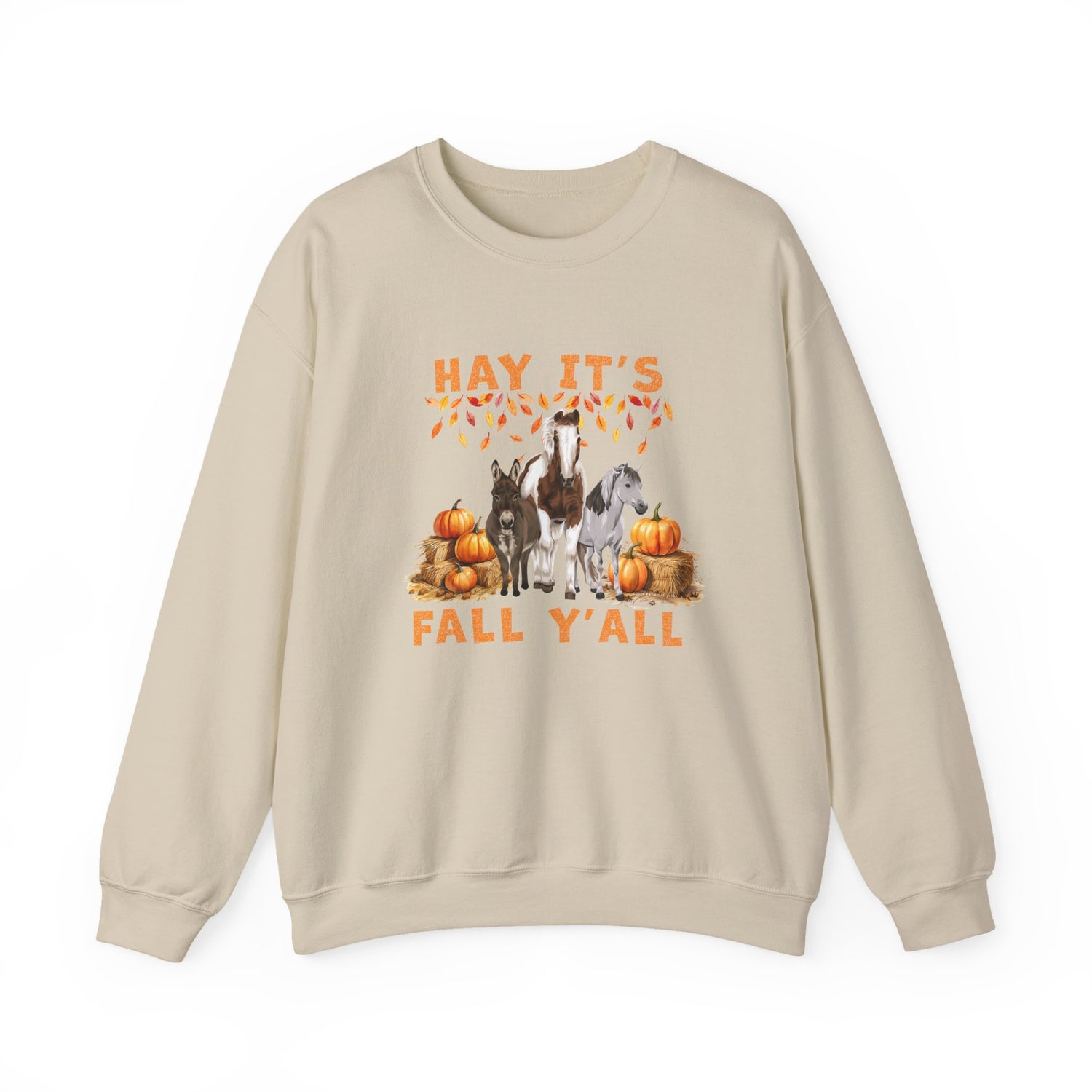 Hay Fall Sweatshirt by Katie Van Slyke™ Sand