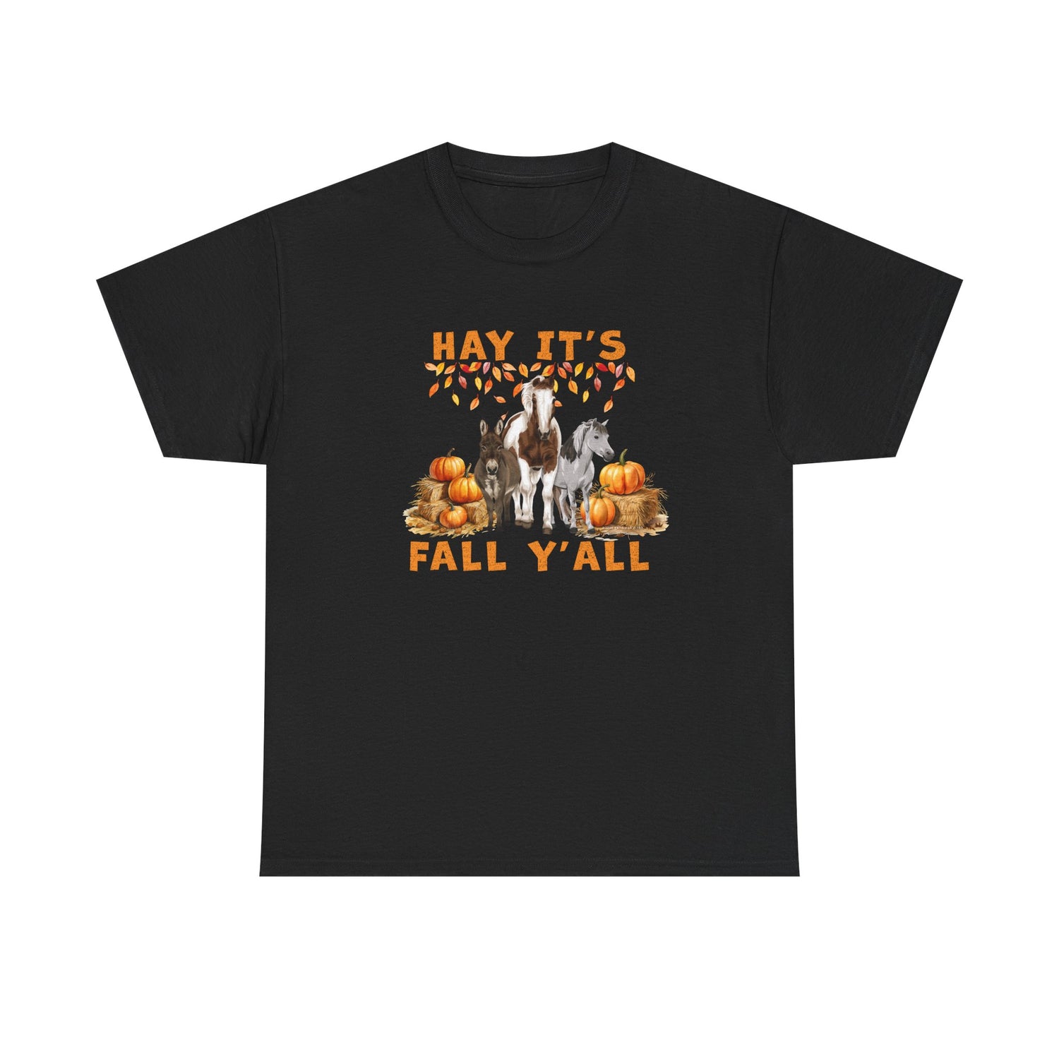 Hay Fall T-Shirt by Katie Van Slyke™ Black