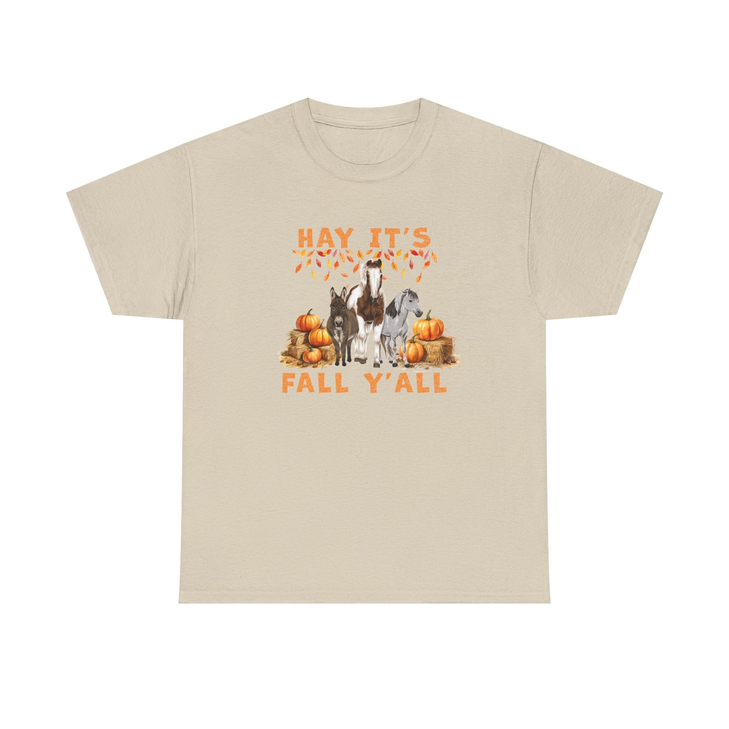 Hay Fall T-Shirt by Katie Van Slyke™ Sand