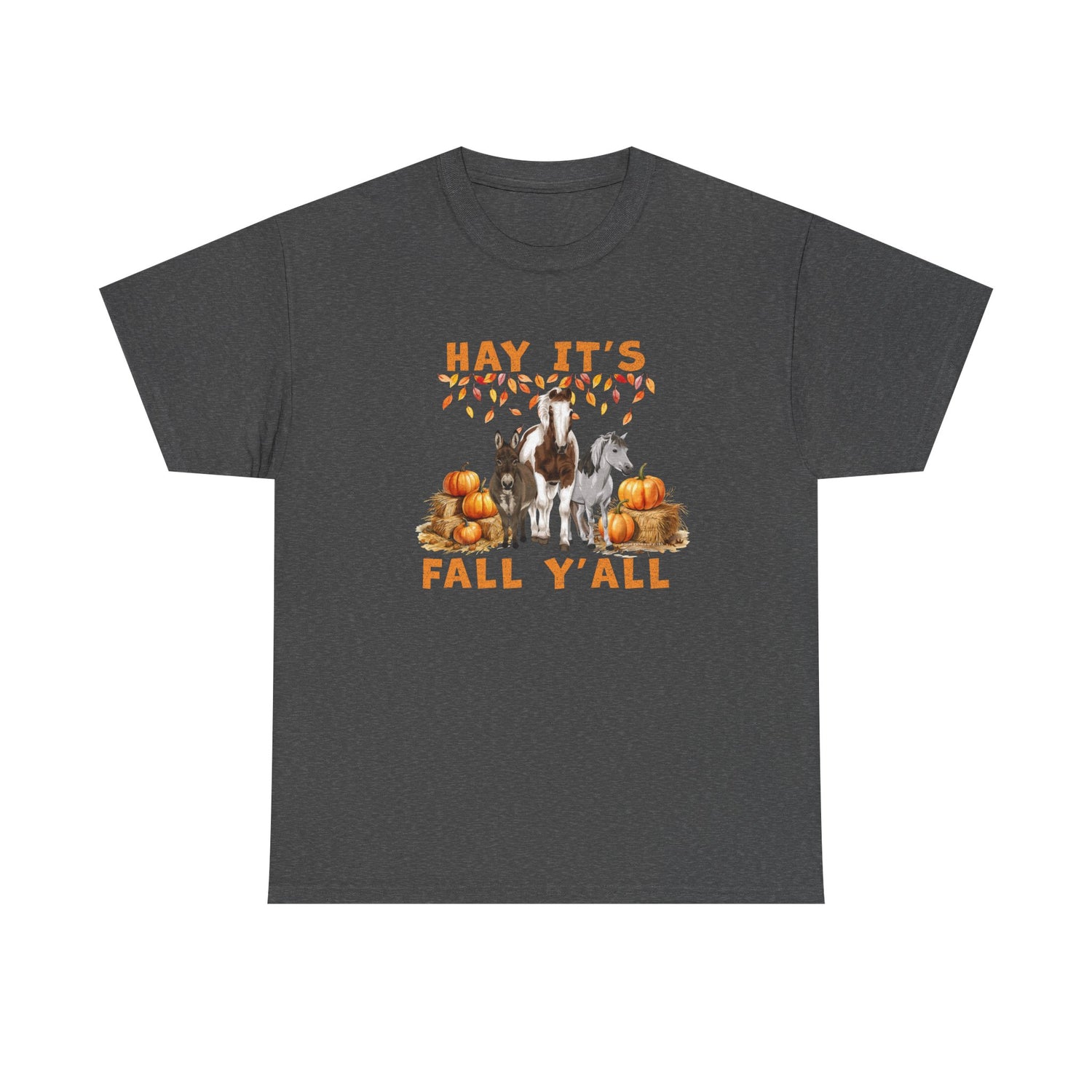 Hay Fall T-Shirt by Katie Van Slyke™ Dark Heather