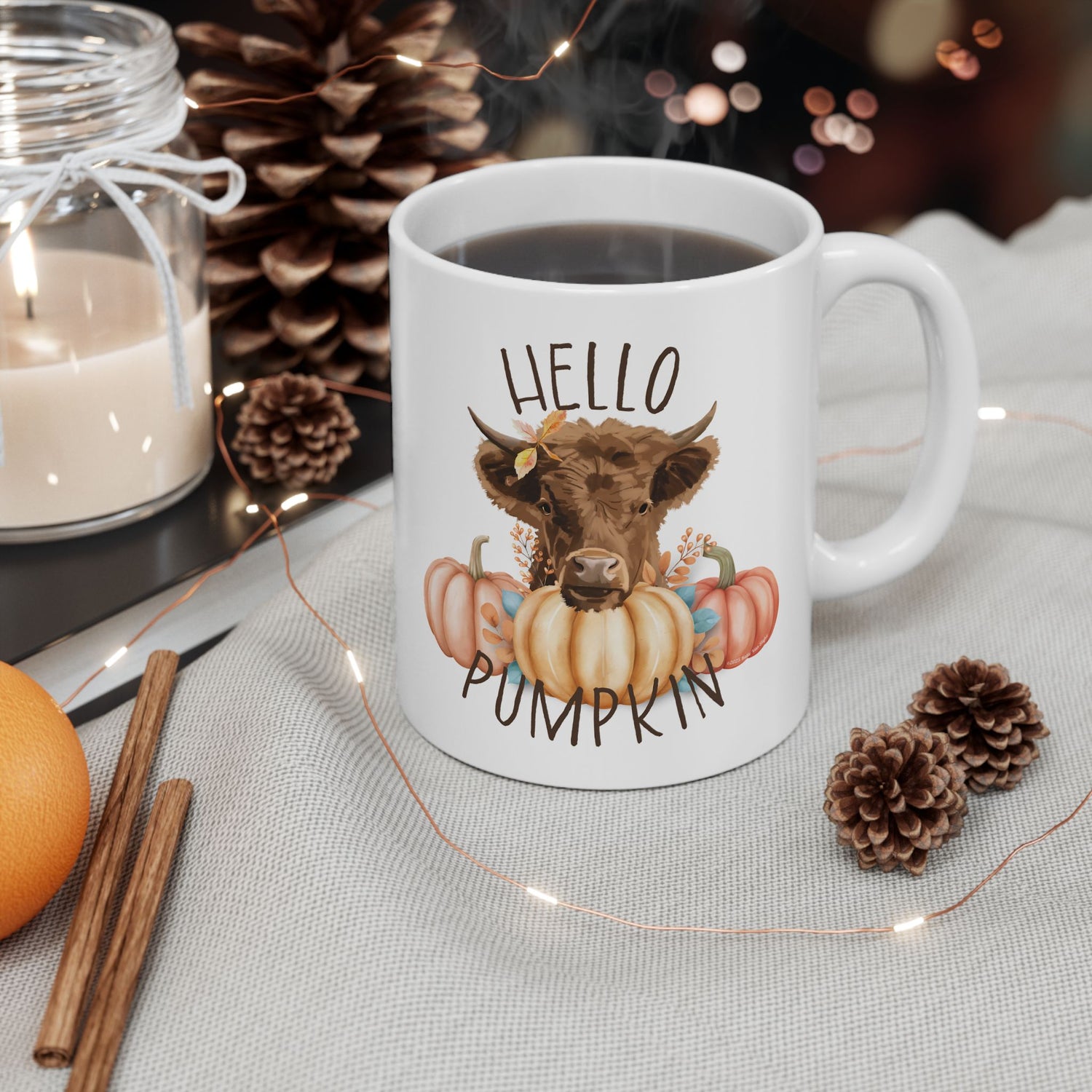 Hello Pumpkin Mugs by Katie Van Slyke™ 11oz
