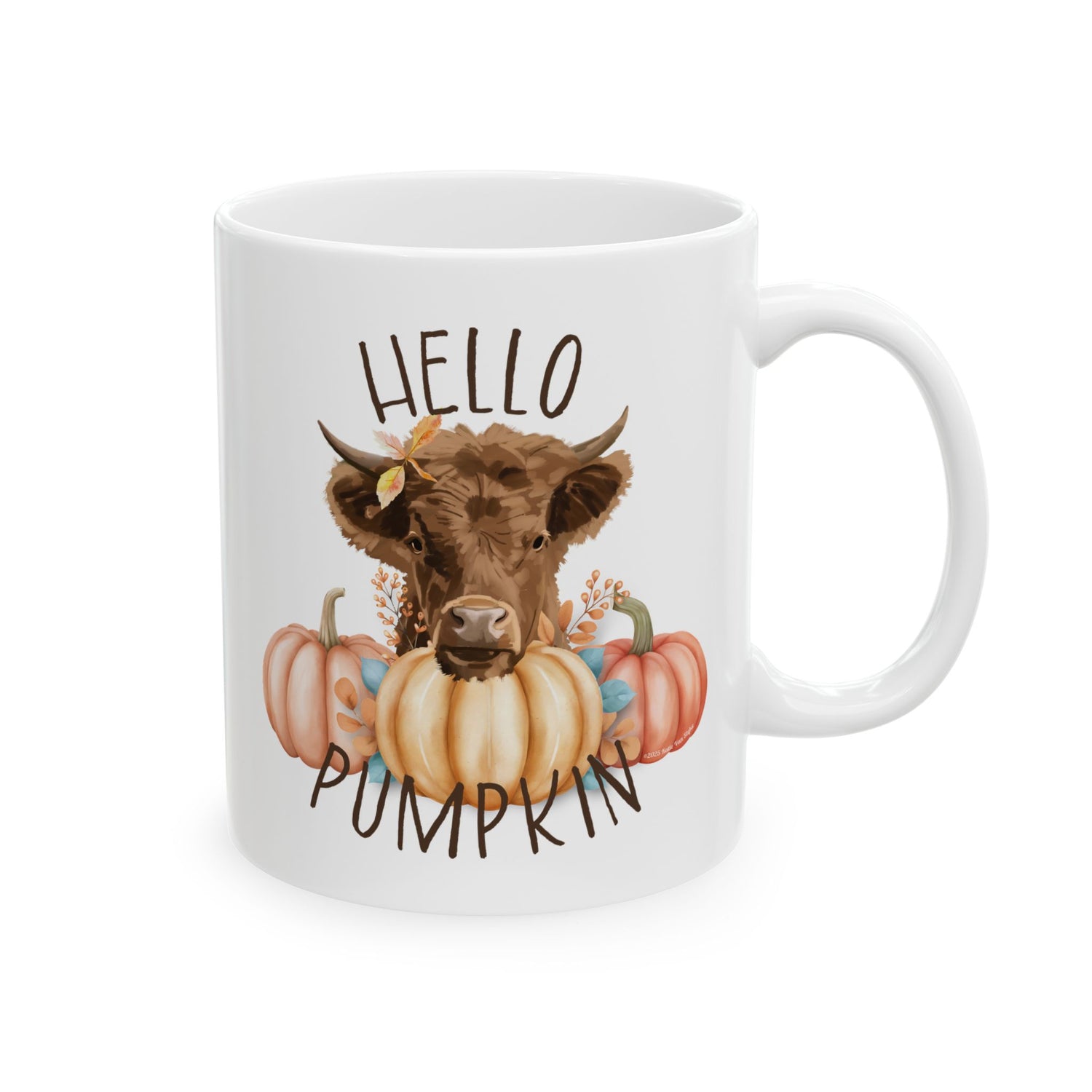Hello Pumpkin Mugs by Katie Van Slyke™ 11oz front
