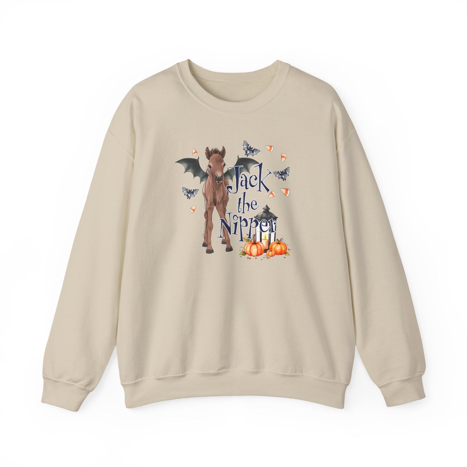 Jack The Nipper Sweatshirt by Katie Van Slykeâ„¢ Sand