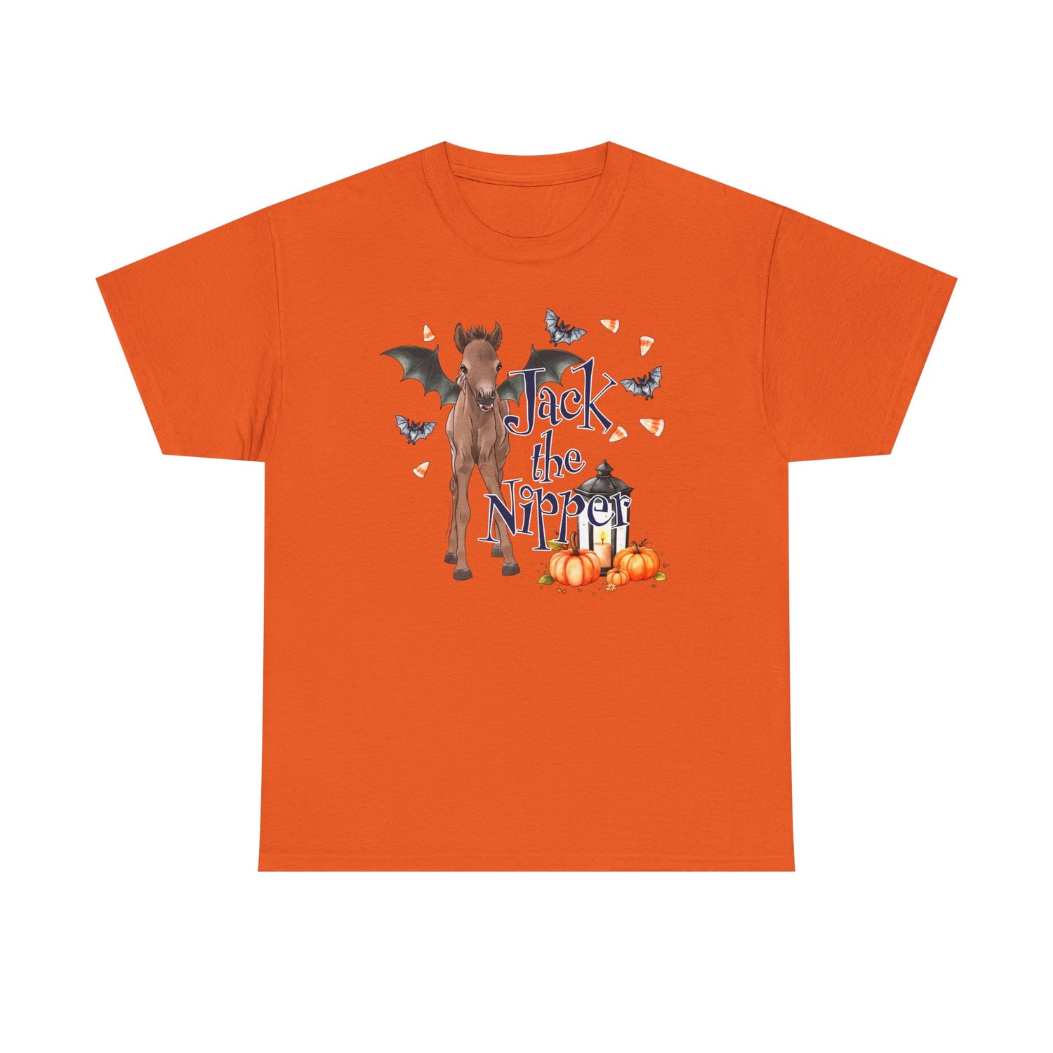 Jack The Nipper T-Shirt by Katie Van Slykeâ„¢ Orange