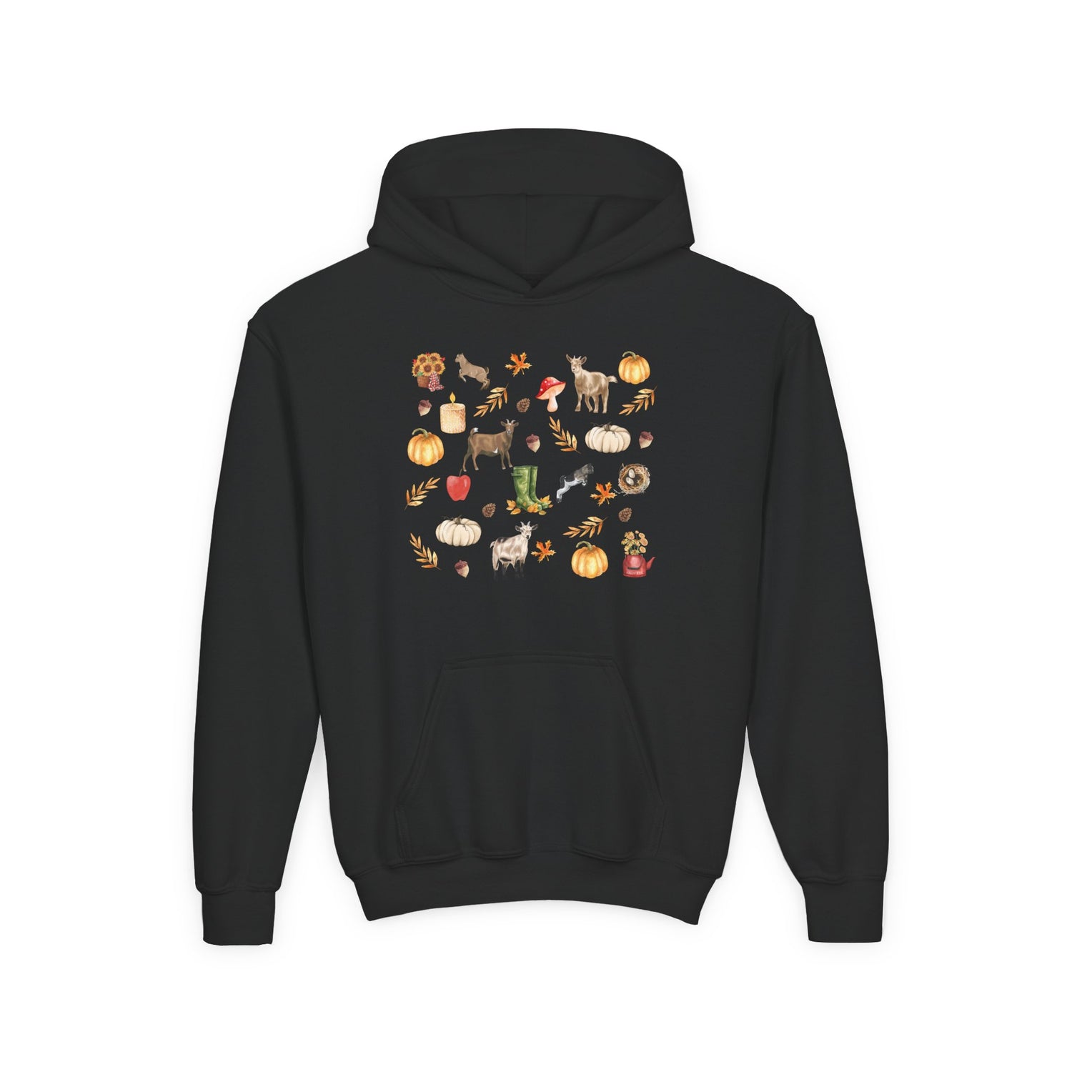 KIDS Autumn Goaties Hoodie by Katie Van Slyke™ Black