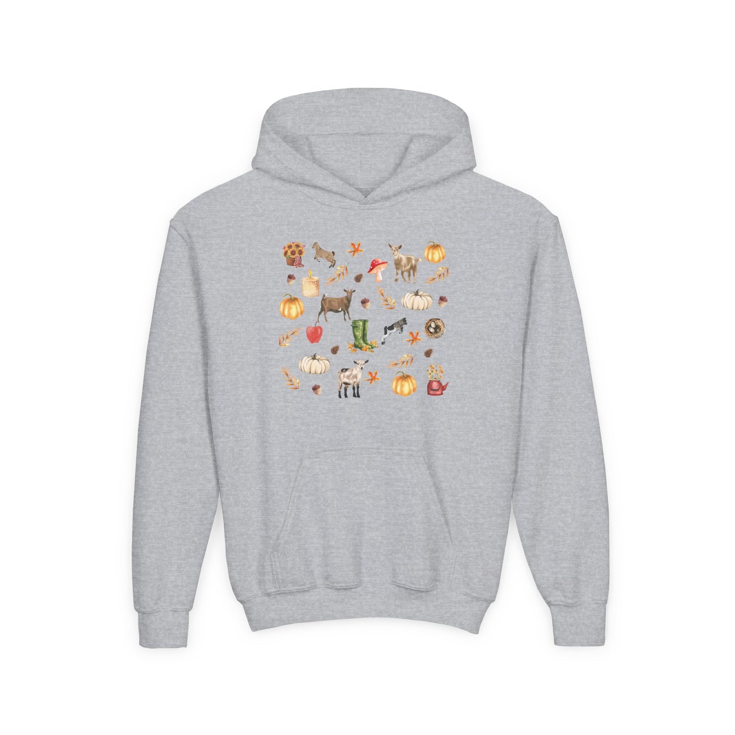 KIDS Autumn Goaties Hoodie by Katie Van Slyke™ Sport Grey