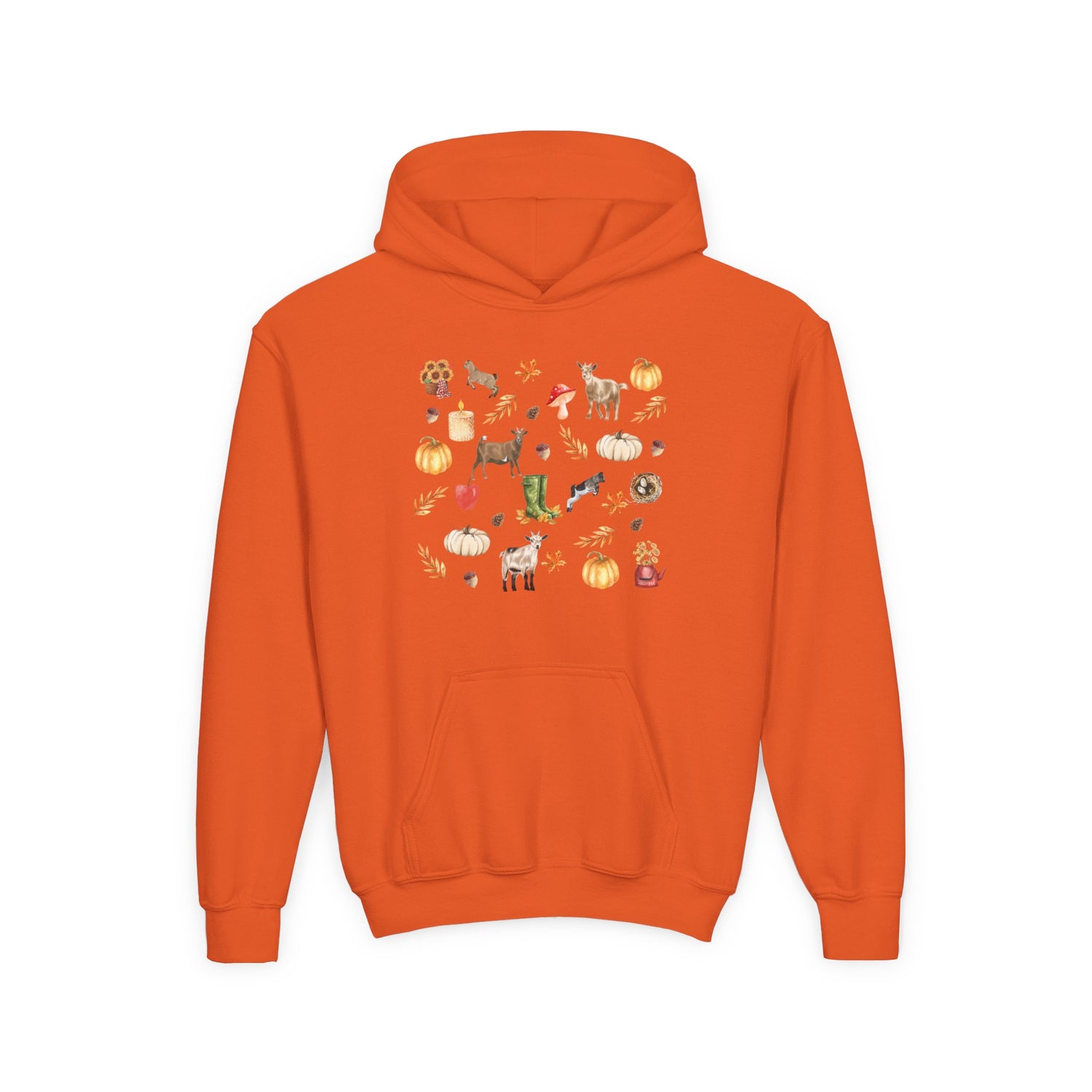 KIDS Autumn Goaties Hoodie by Katie Van Slyke™ Orange
