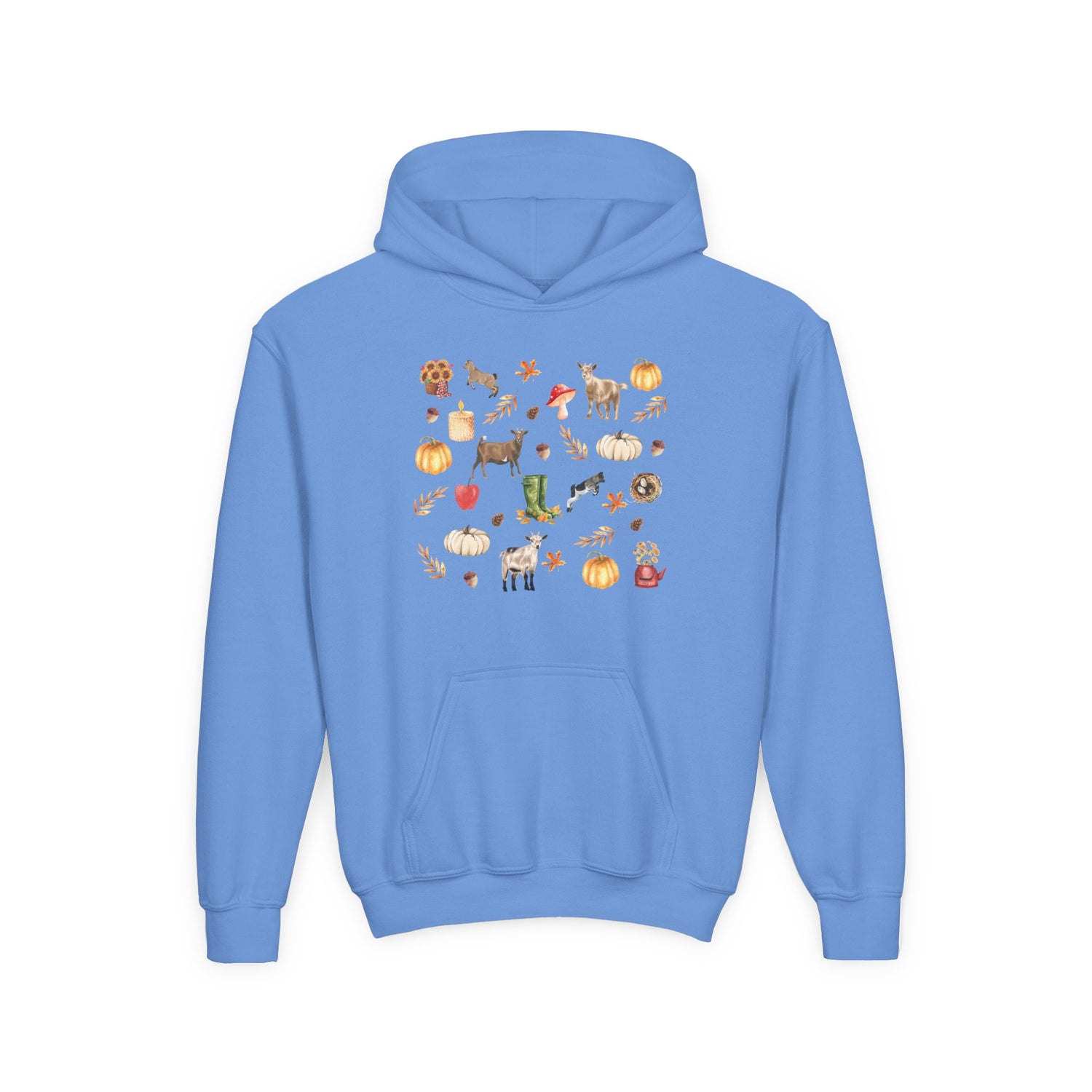 KIDS Autumn Goaties Hoodie by Katie Van Slyke™ Carolina Blue