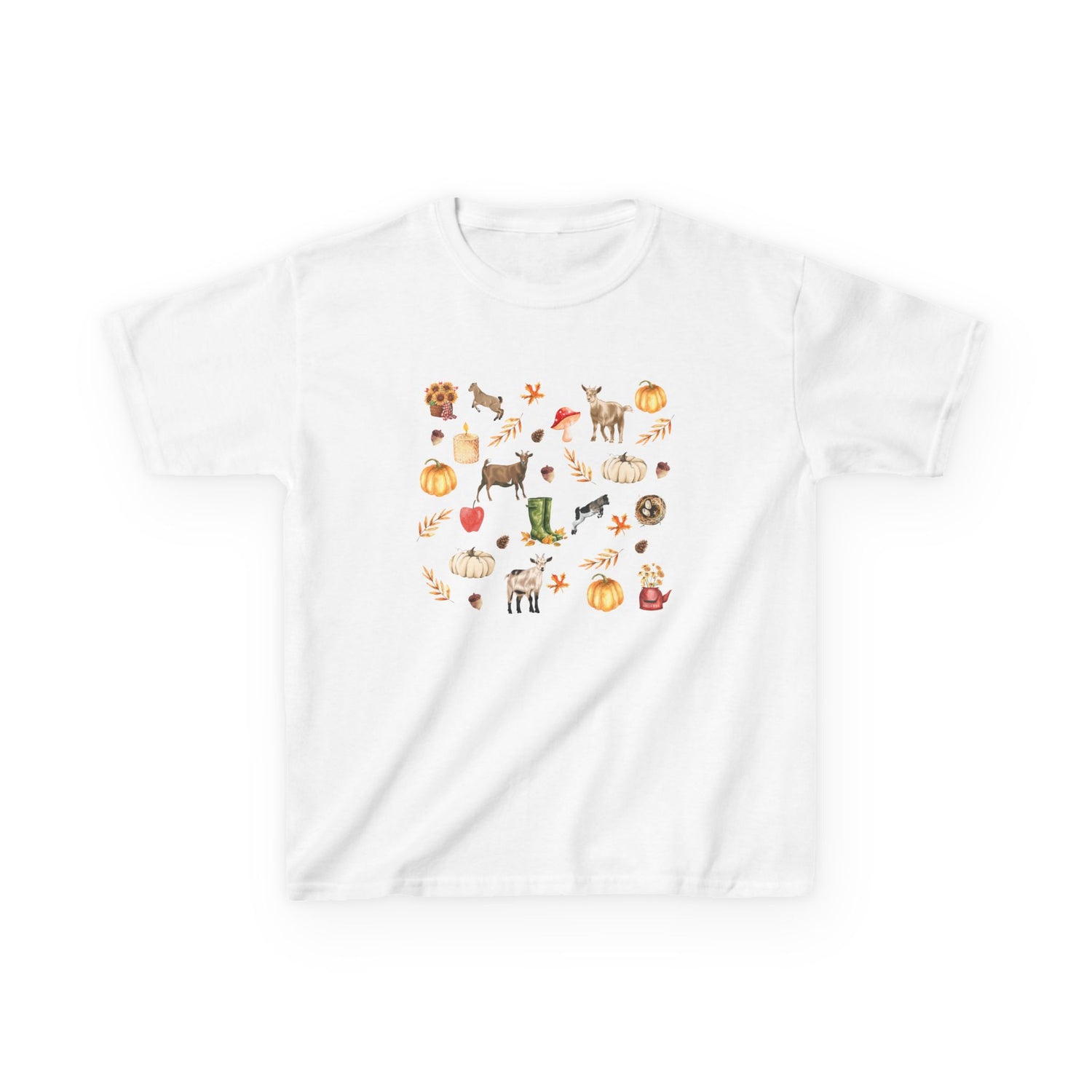 KIDS Autumn Goaties T-Shirt by Katie Van Slyke™ White