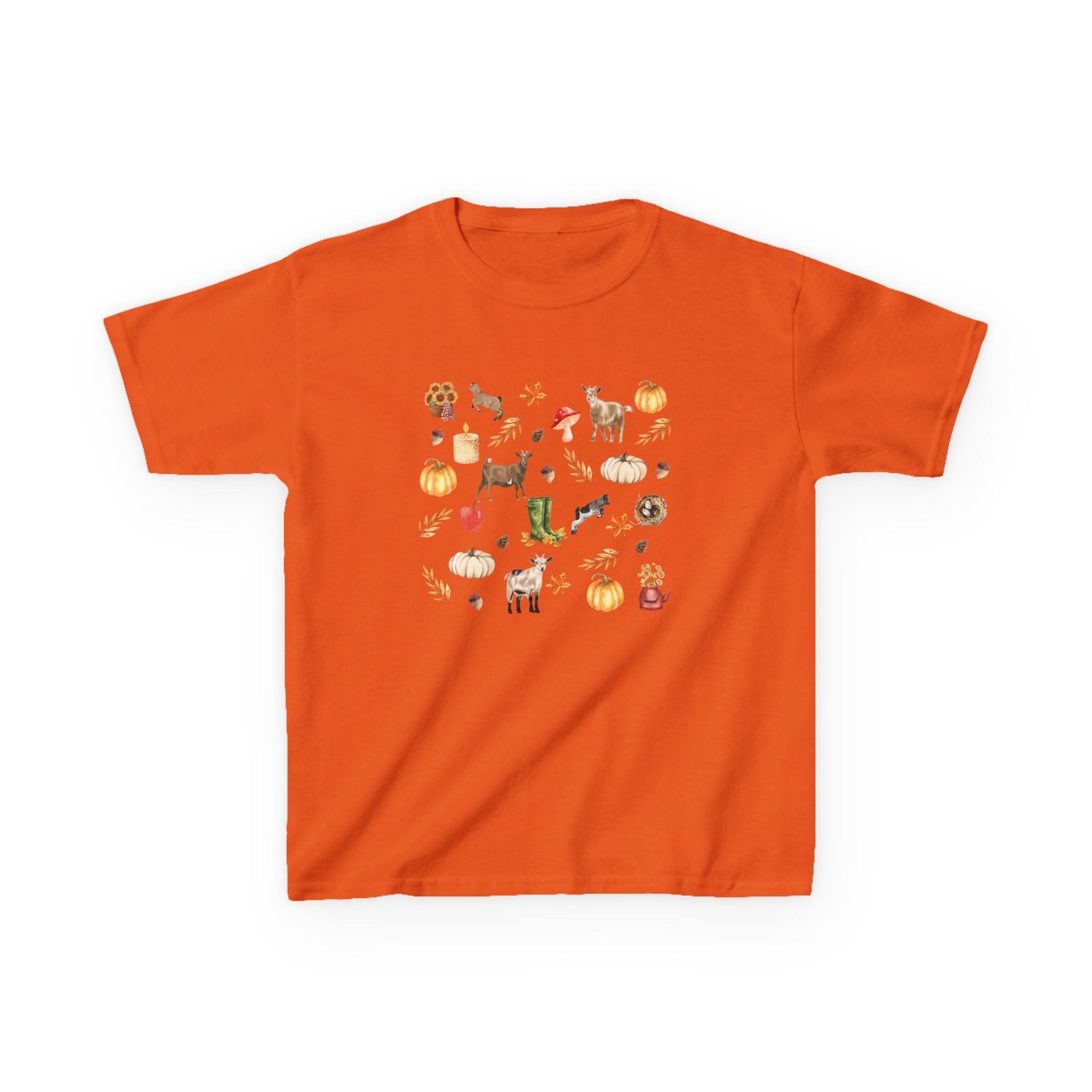 KIDS Autumn Goaties T-Shirt by Katie Van Slyke™ Orange