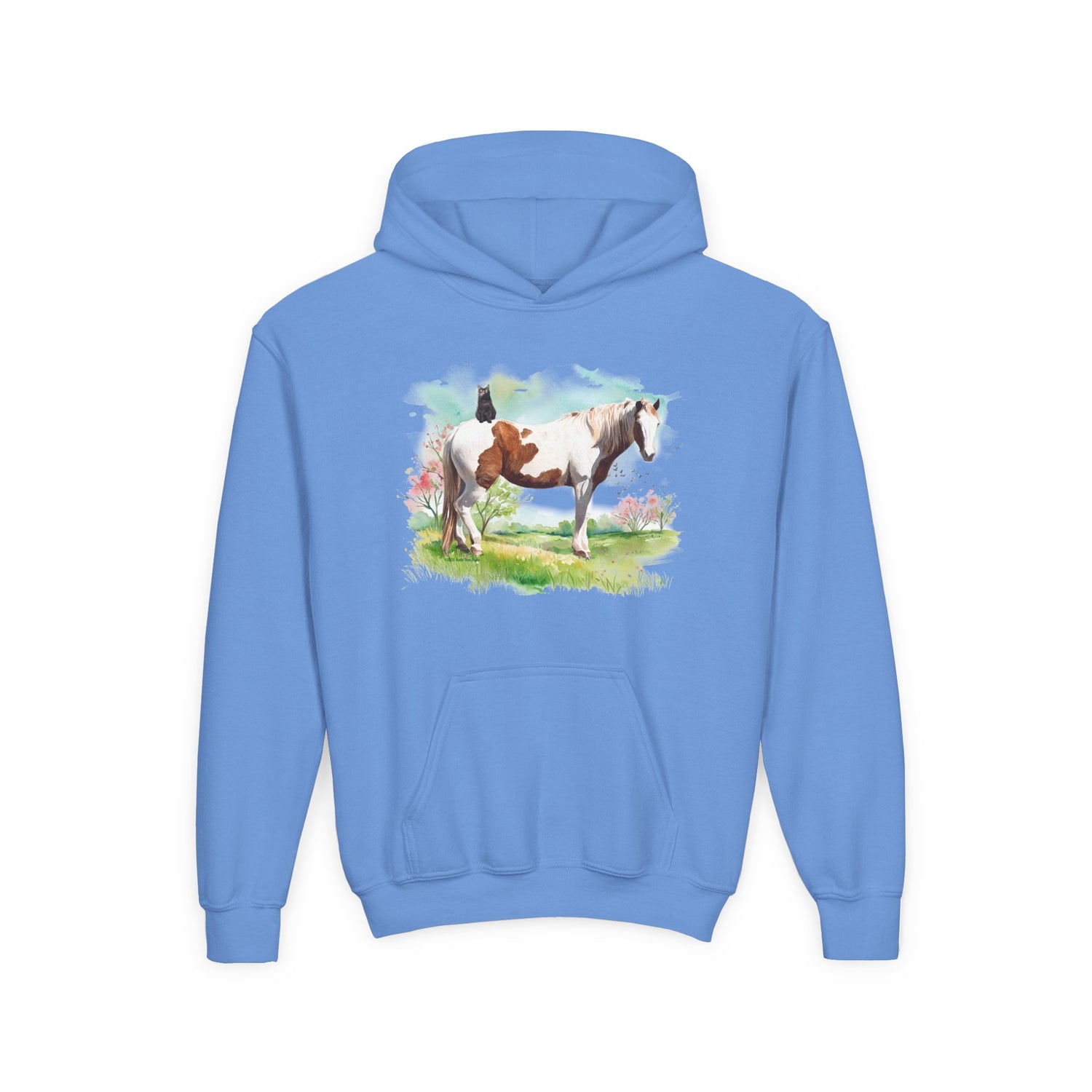 KIDS Bo and Salem Hoodie by Katie Van Slyke™ Carolina Blue