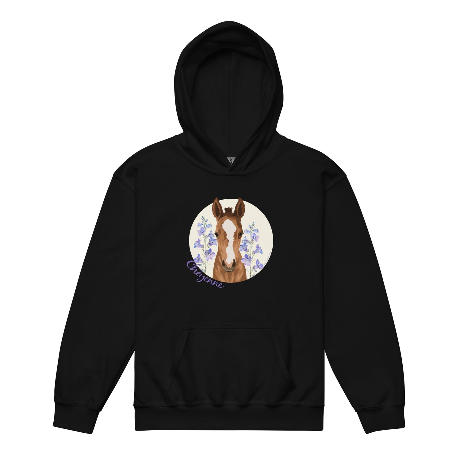 KIDS Cheyenne Hoodie by Katie Van Slyke - Black