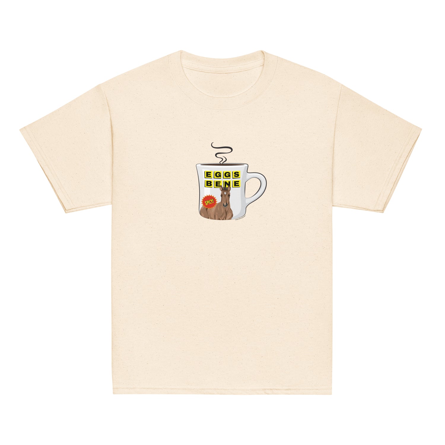 KIDS Eggs Benedict T-Shirt by Katie Van Slyke - Natural