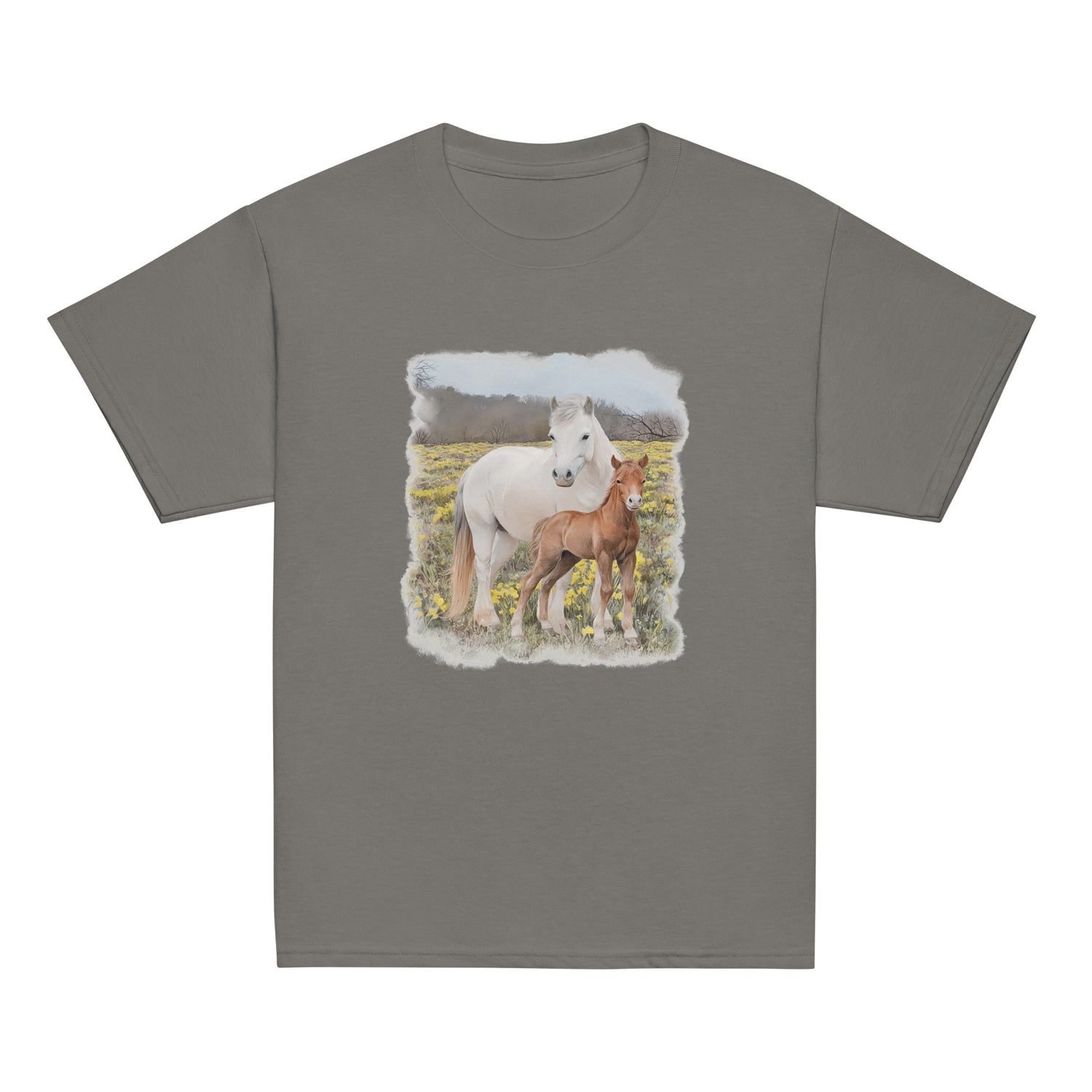KIDS Glenn and Coco T-Shirt by Katie Van Slyke - Charcoal