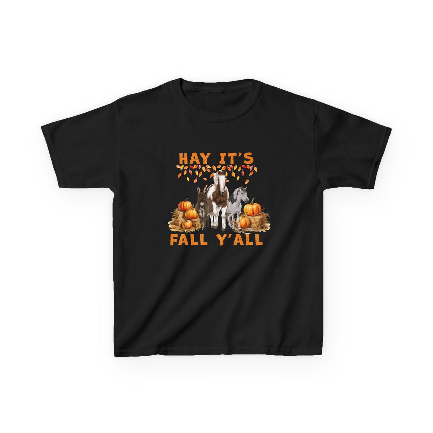 KIDS Hay Fall T-Shirt by Katie Van Slyke™ Black