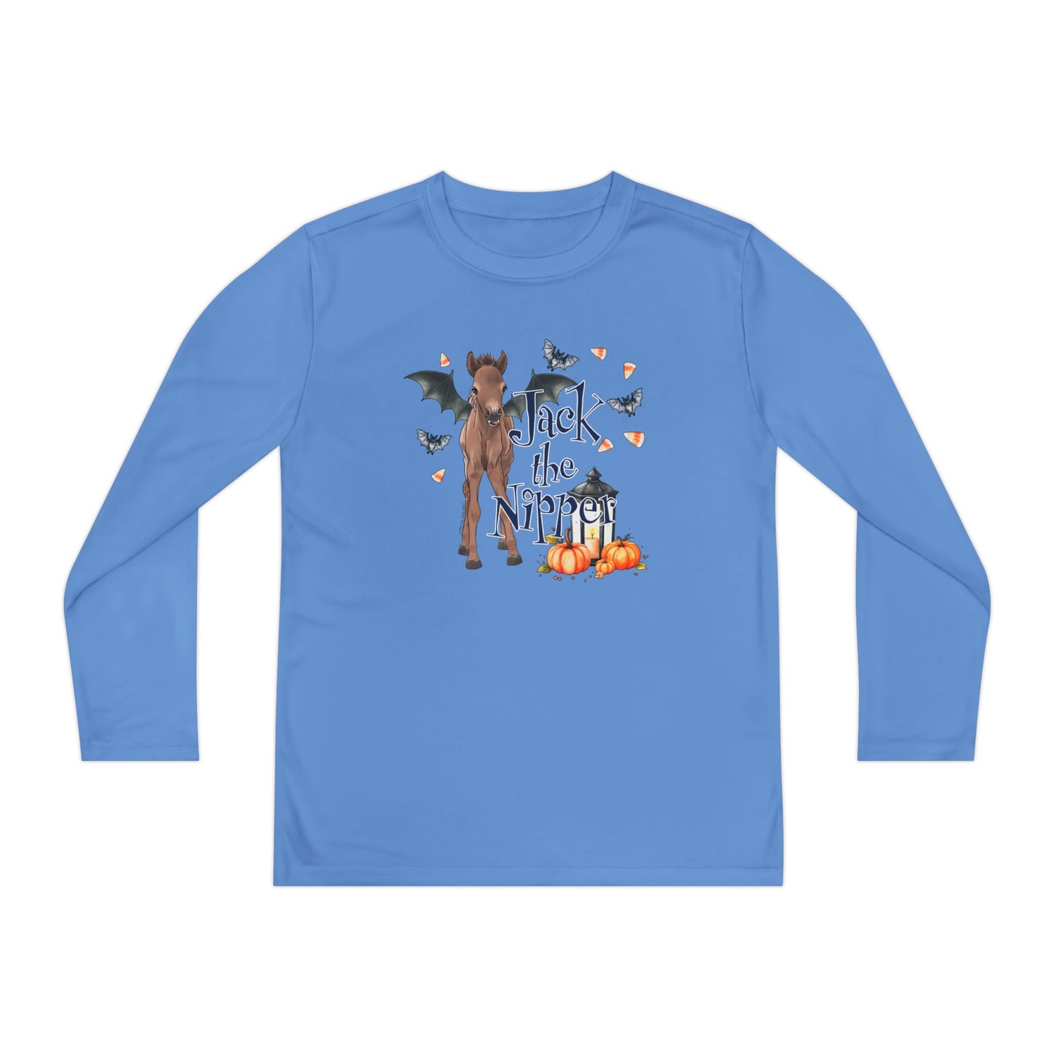 KIDS Jack The Nipper Long Sleeve T-Shirt by Katie Van Slyke™ Carolina Blue