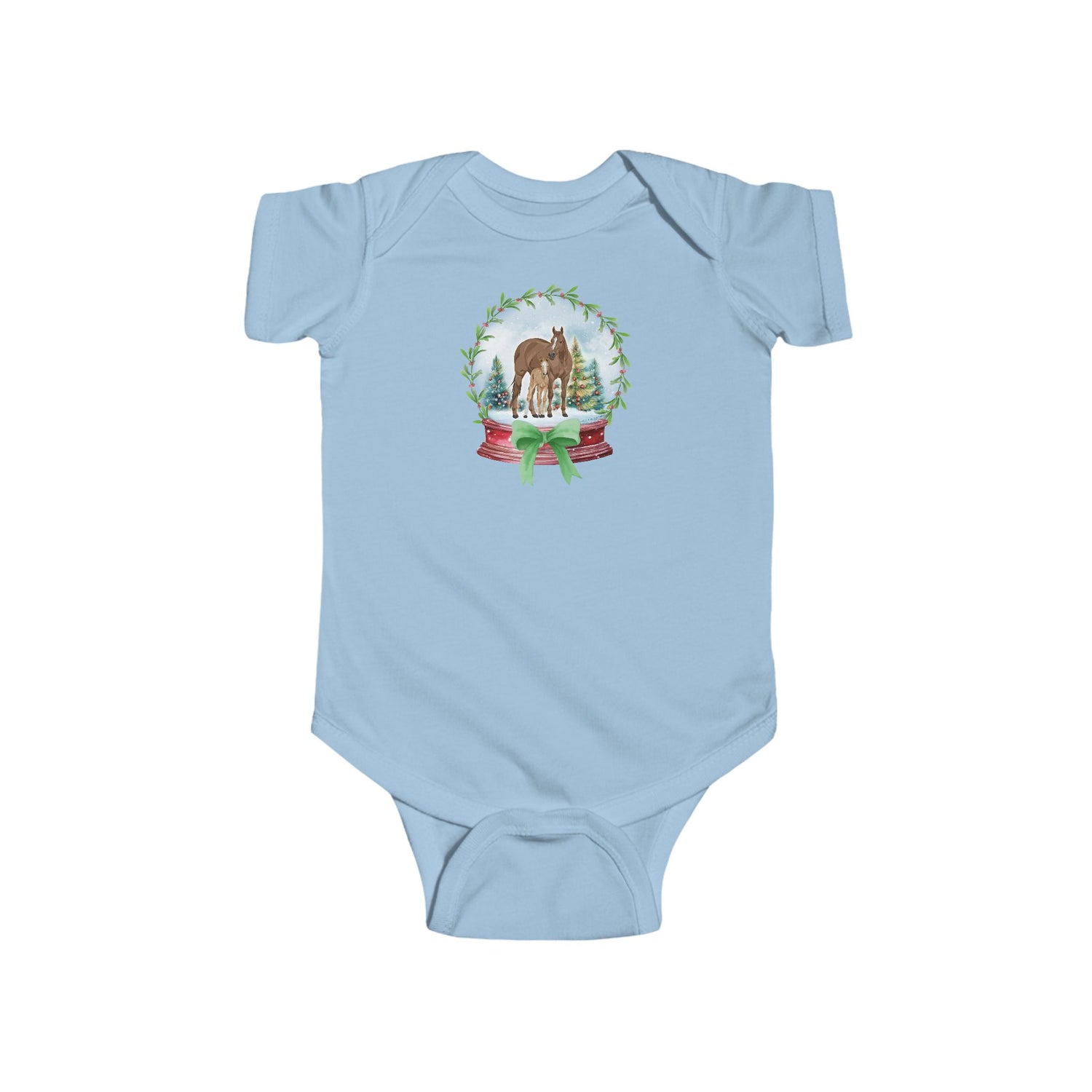 KIDS Let It Snow Onesie by Katie Van Slyke® Light Blue