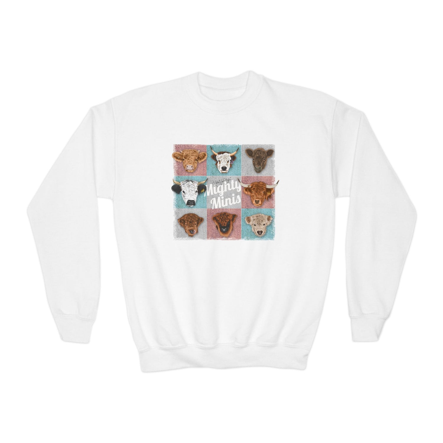 KIDS Mighty Minis Sweatshirt by Katie Van Slyke™ White