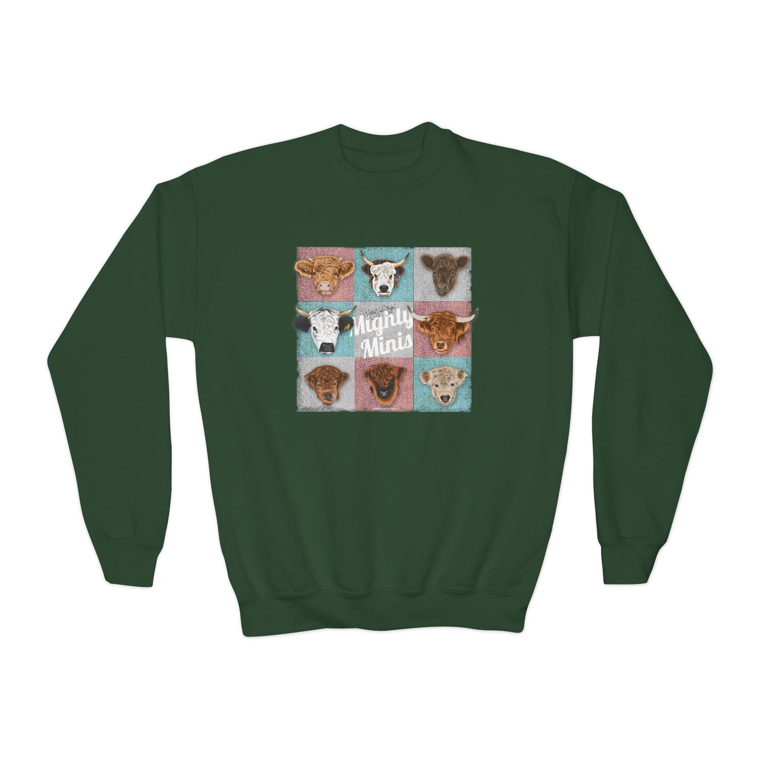 KIDS Mighty Minis Sweatshirt by Katie Van Slyke™ Forest Green