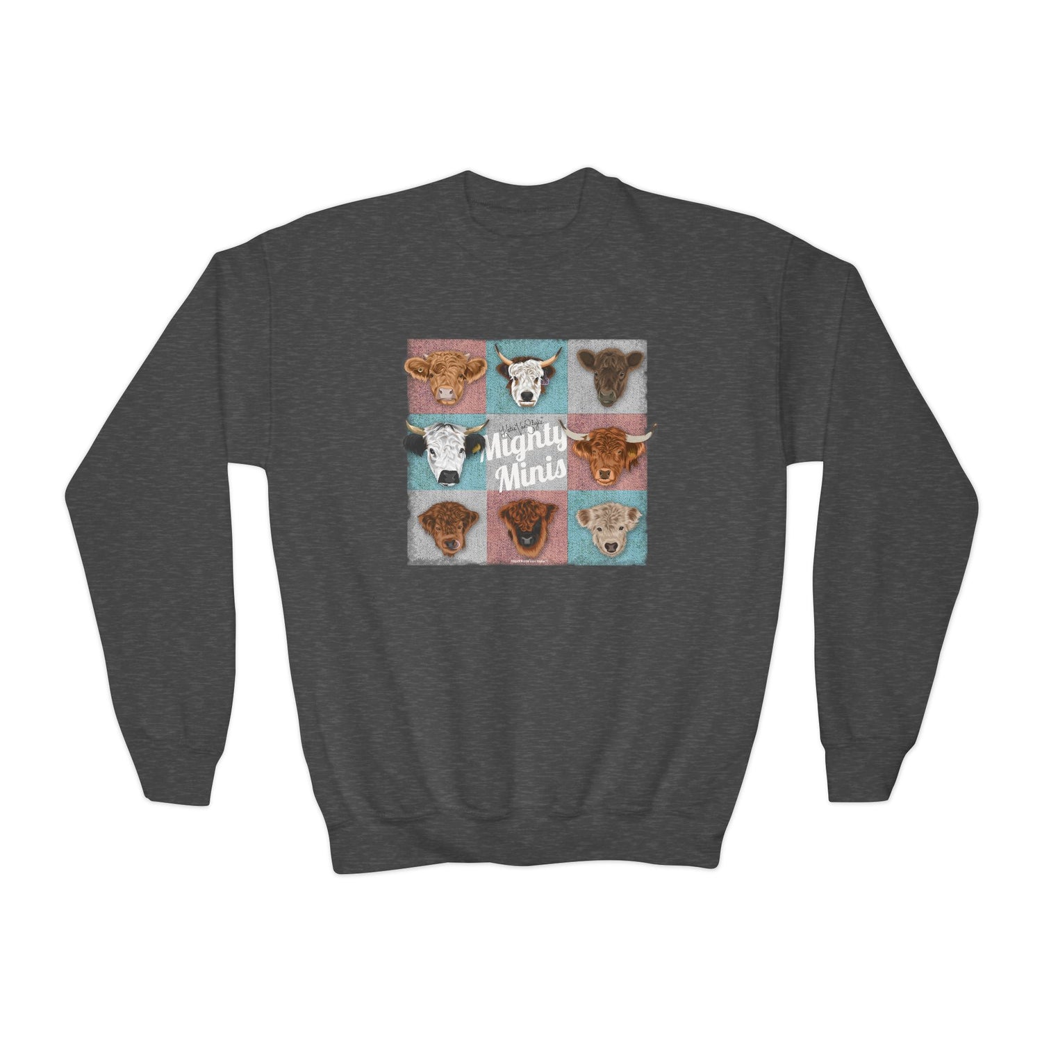KIDS Mighty Minis Sweatshirt by Katie Van Slyke™ Dark Heather