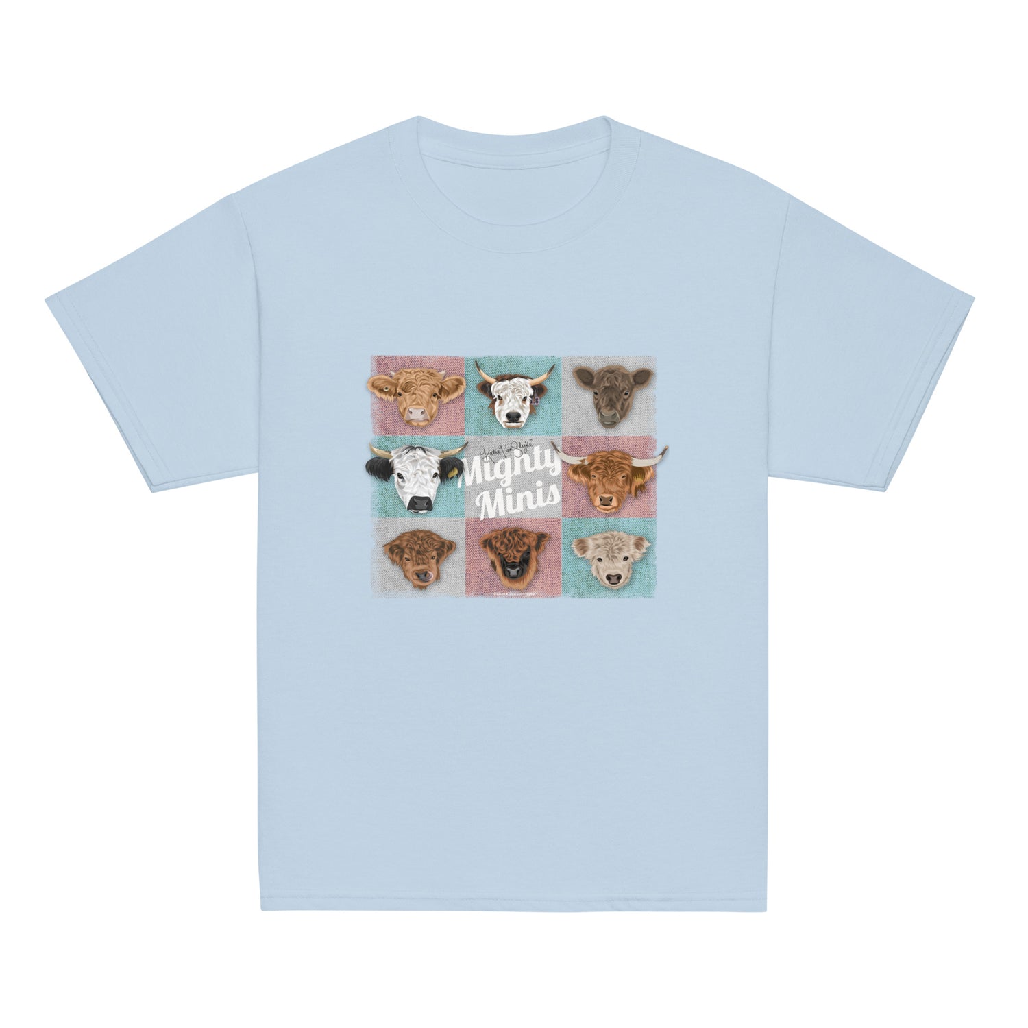 KIDS Mighty Minis T-Shirt by Katie Van Slyke - Light Blue