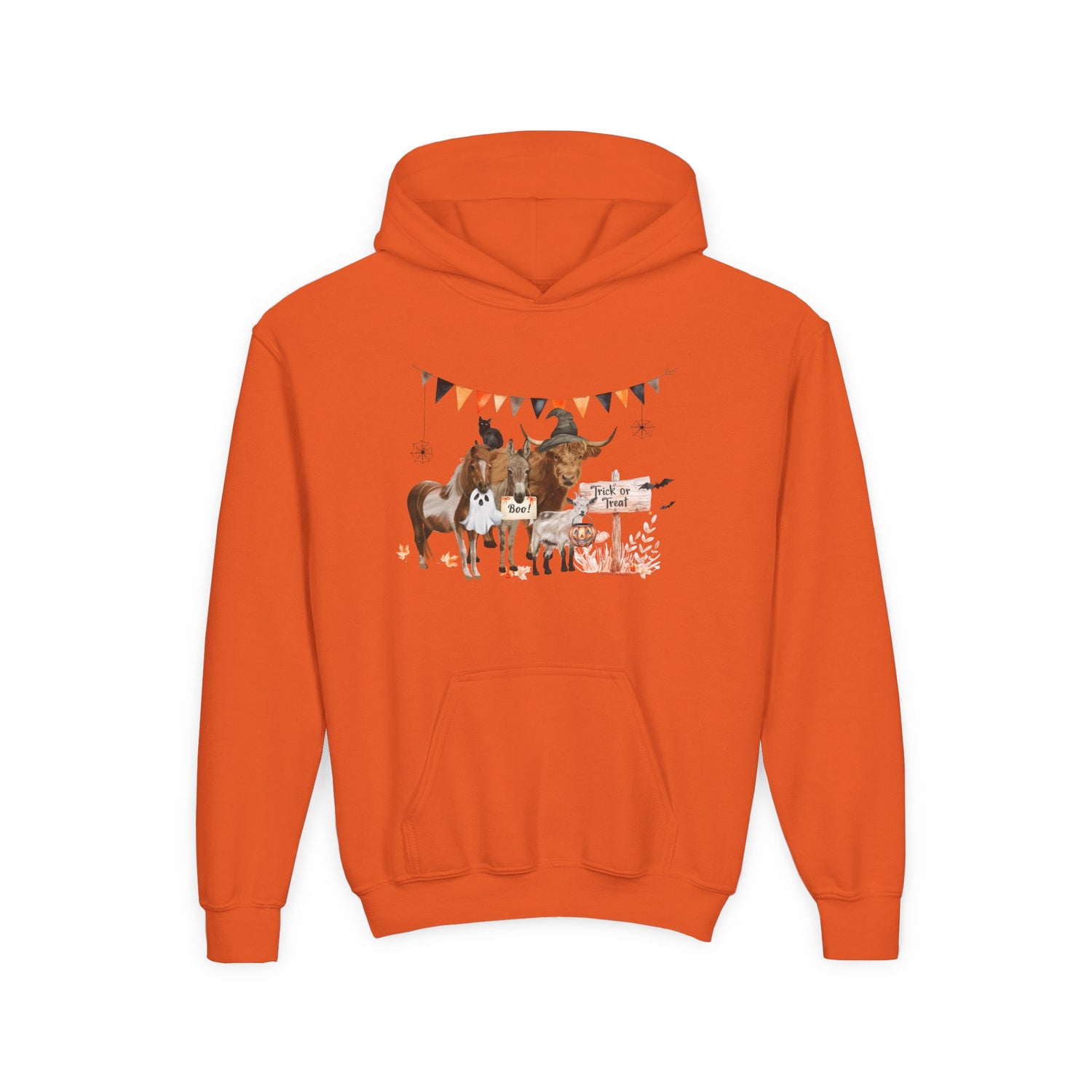 KIDS Mini Halloween Hoodie by Katie Van Slyke™ Orange