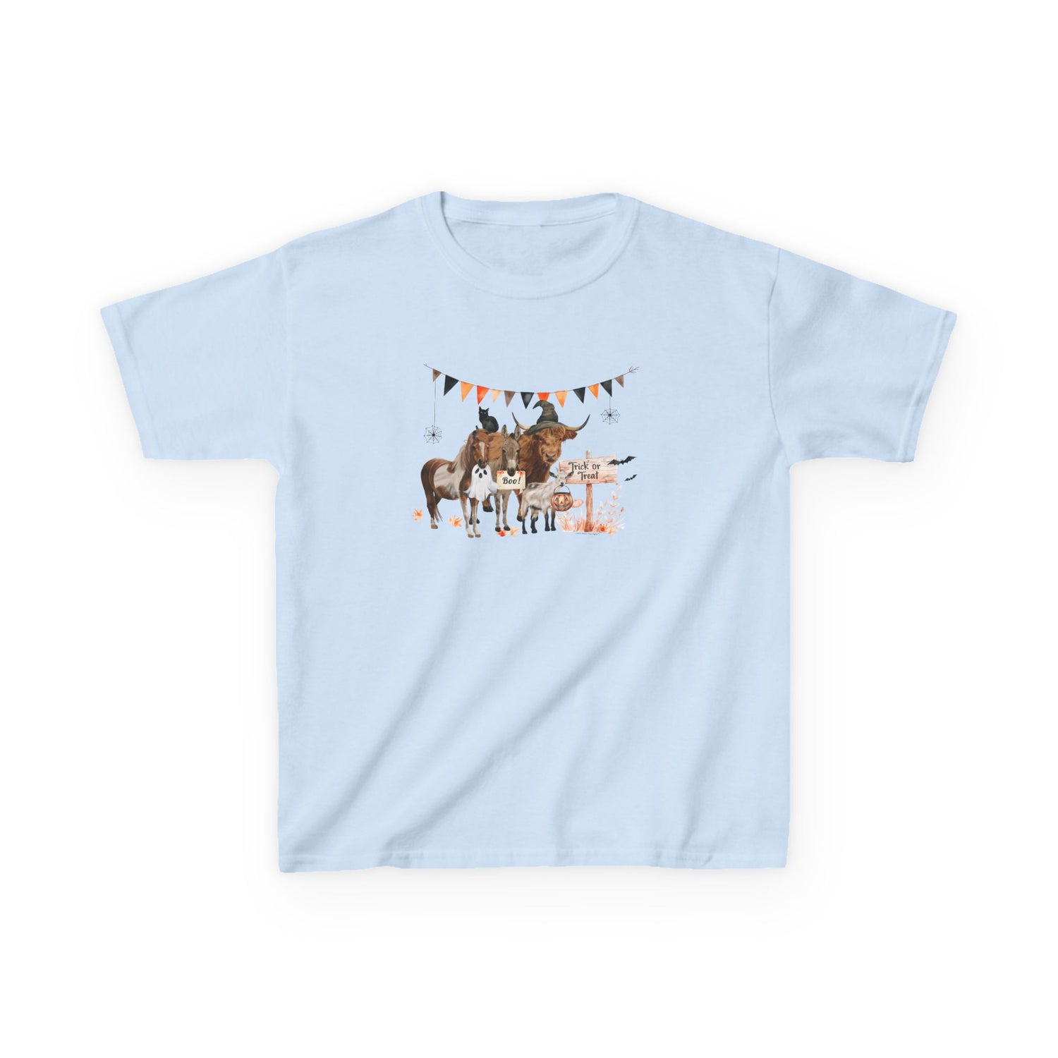 KIDS Mini Halloween T-Shirt by Katie Van Slyke™ Light Blue