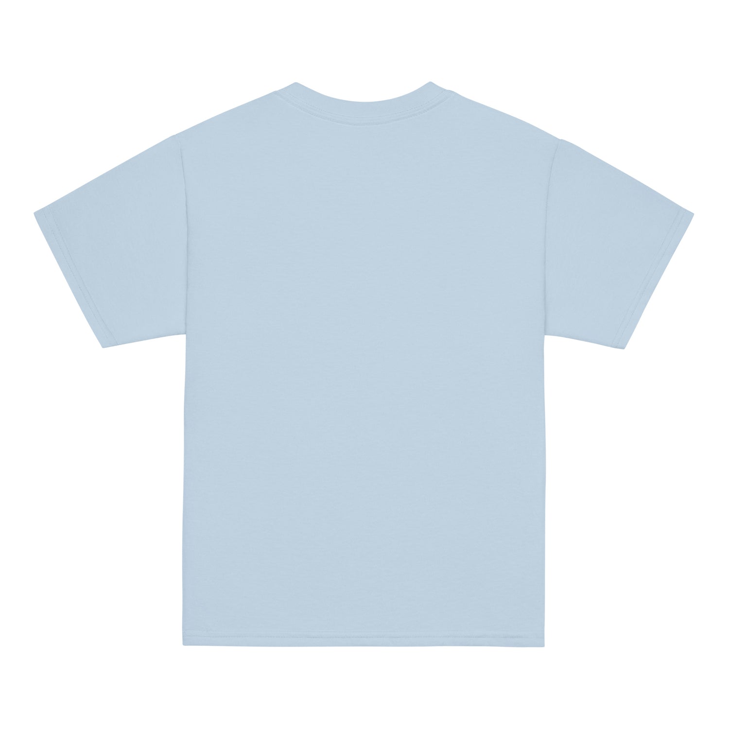 KIDS Mini Mare Don't Care T-Shirt by Katie Van Slyke - Light Blue back