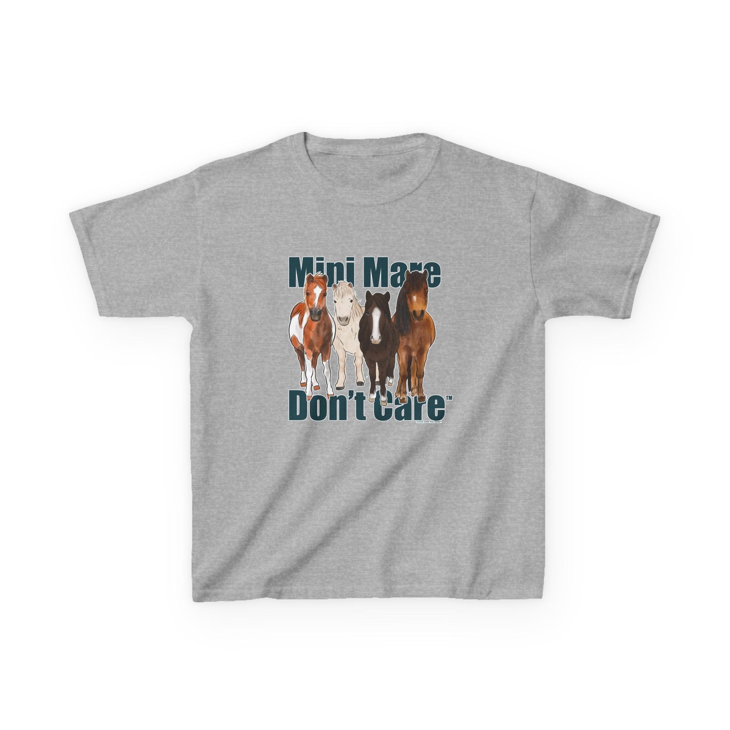 KIDS Mini Mare Don't Care T-Shirt by Katie Van Slyke™