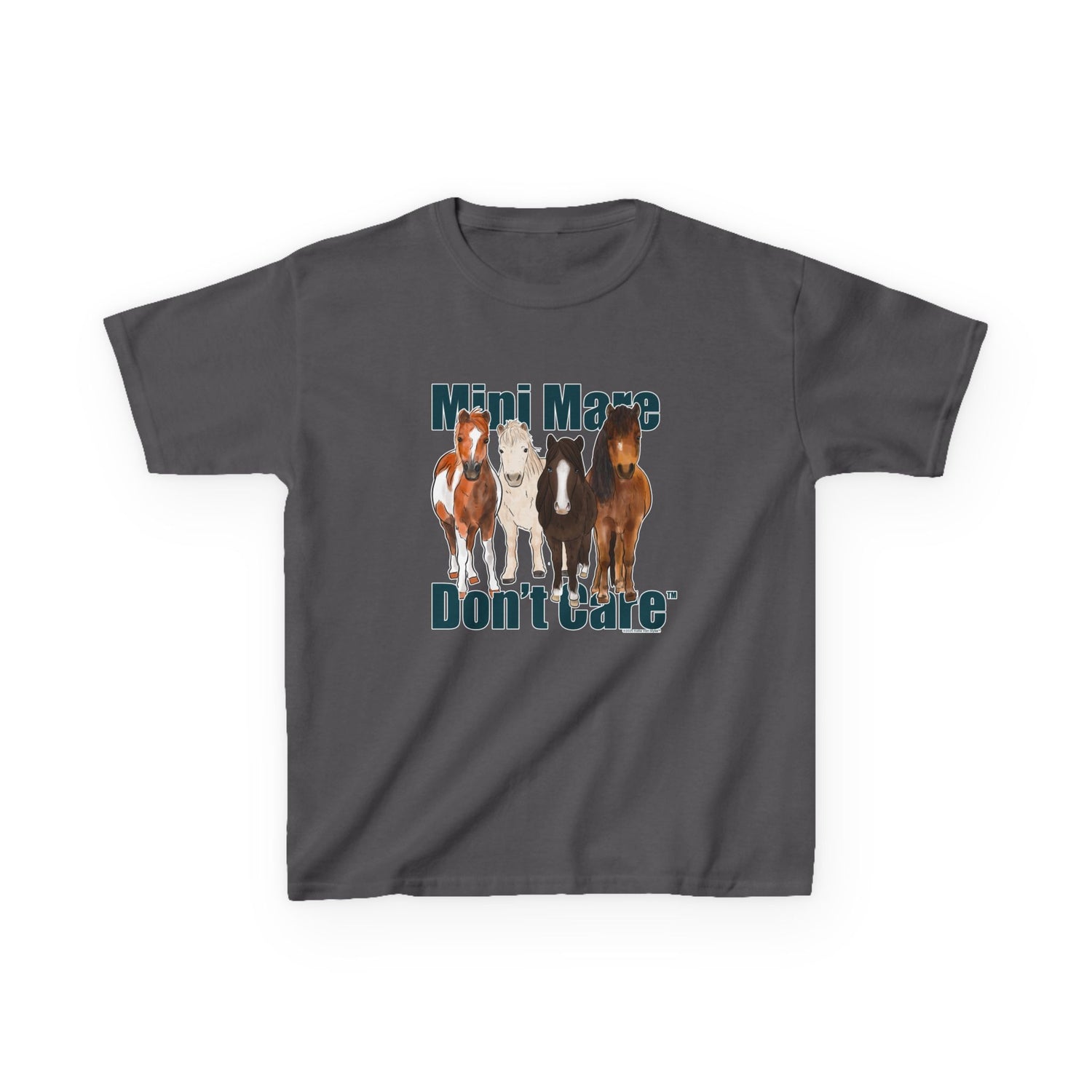 KIDS Mini Mare Don't Care T-Shirt by Katie Van Slyke™