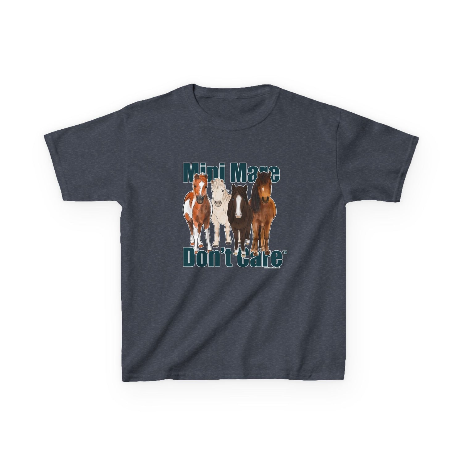 KIDS Mini Mare Don't Care T-Shirt by Katie Van Slyke™