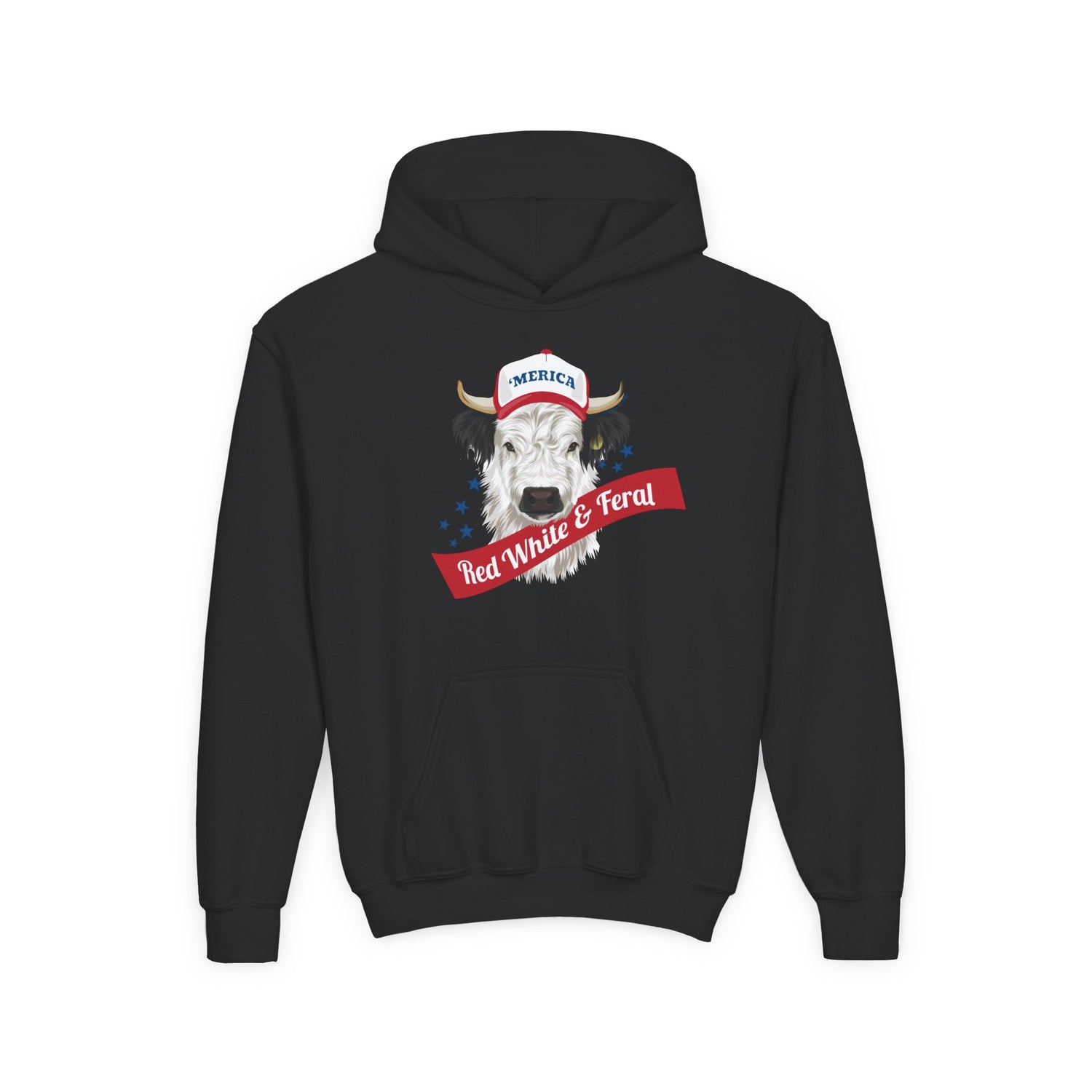 KIDS Mini 'Merica Hoodie by Katie Van Slyke™ Black