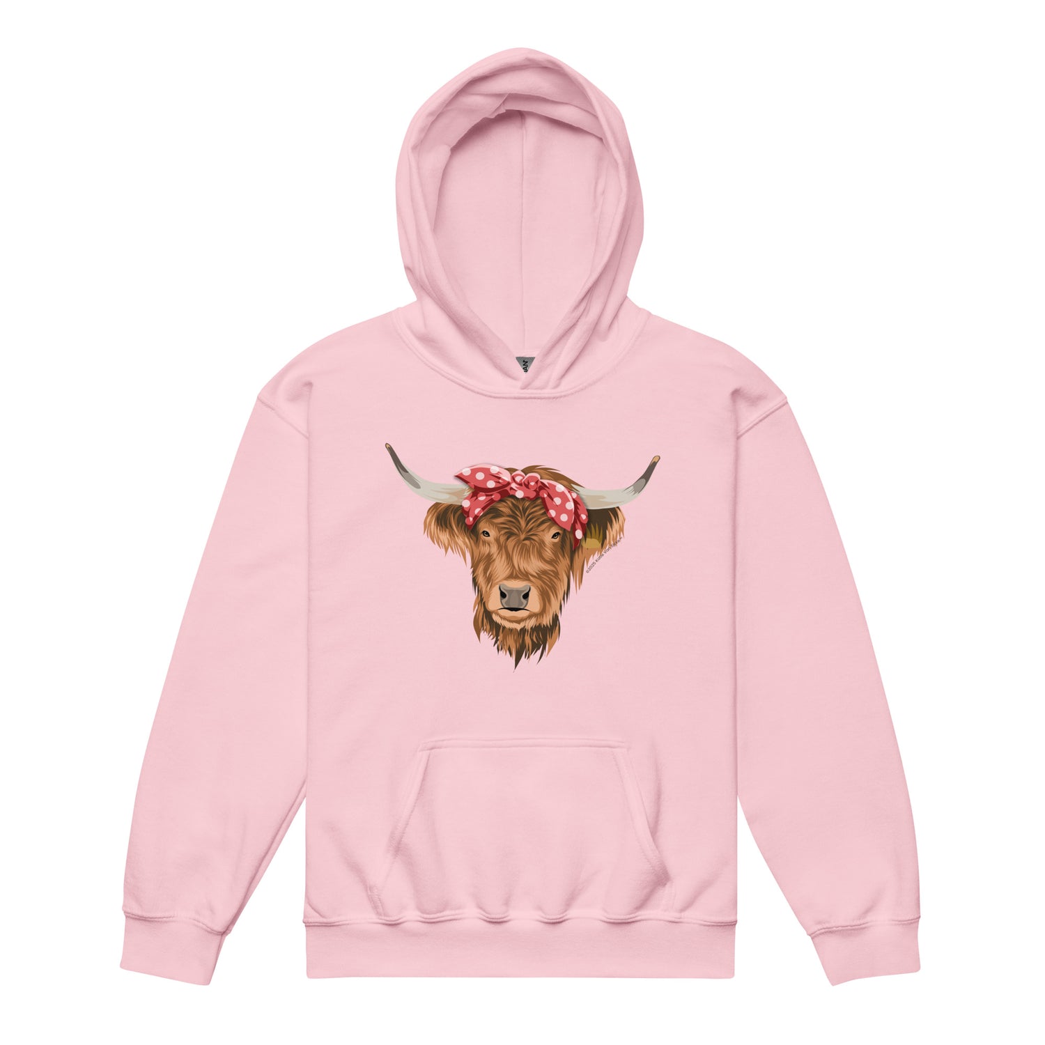 KIDS Petunia Hoodie by Katie Van Slyke - Light Pink