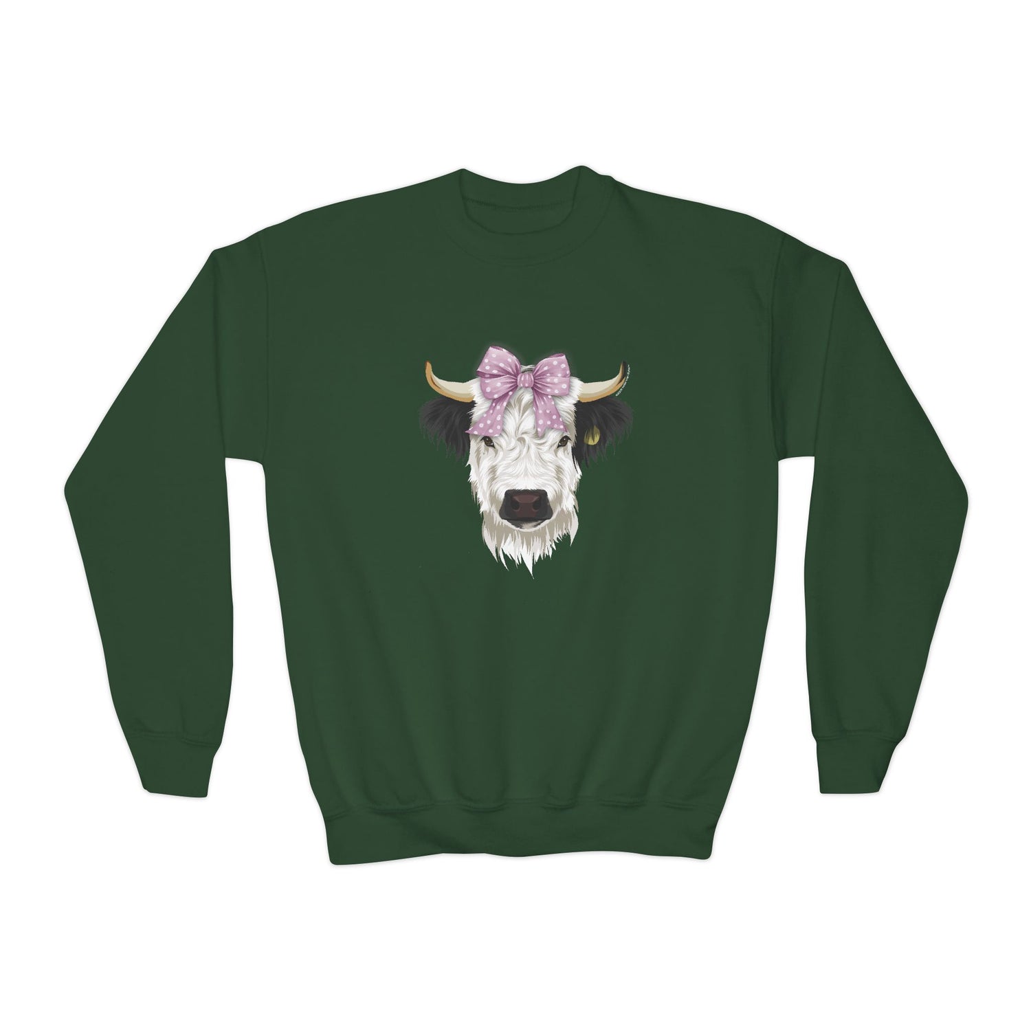KIDS Poppy Sweatshirt by Katie Van Slyke™ Forest Green