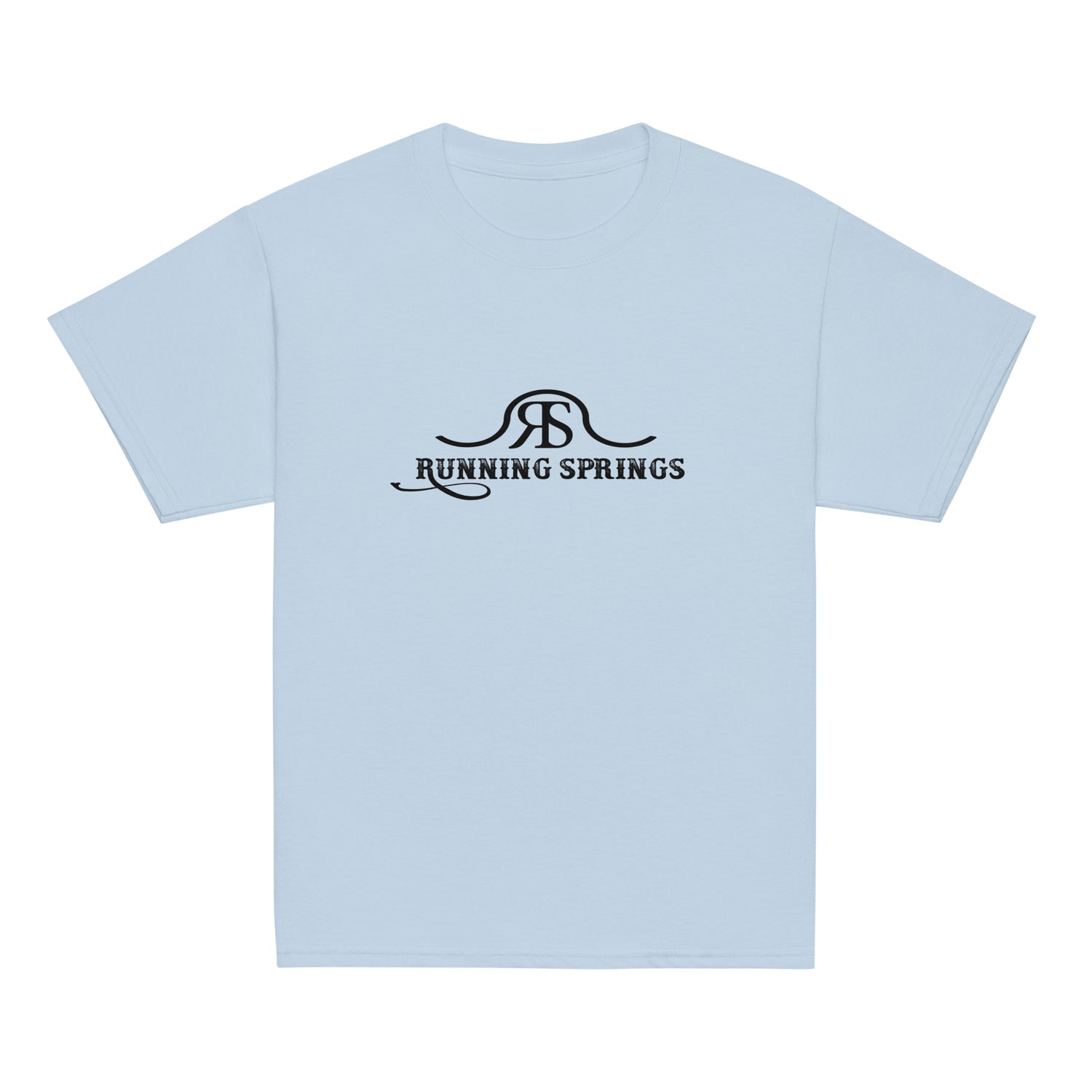 KIDS Running Springs T-Shirt by Katie Van Slyke - Light Blue