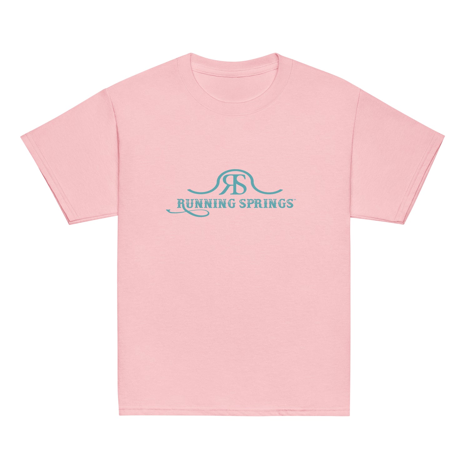 KIDS Running Springs T-Shirt by Katie Van Slyke - Light Pink