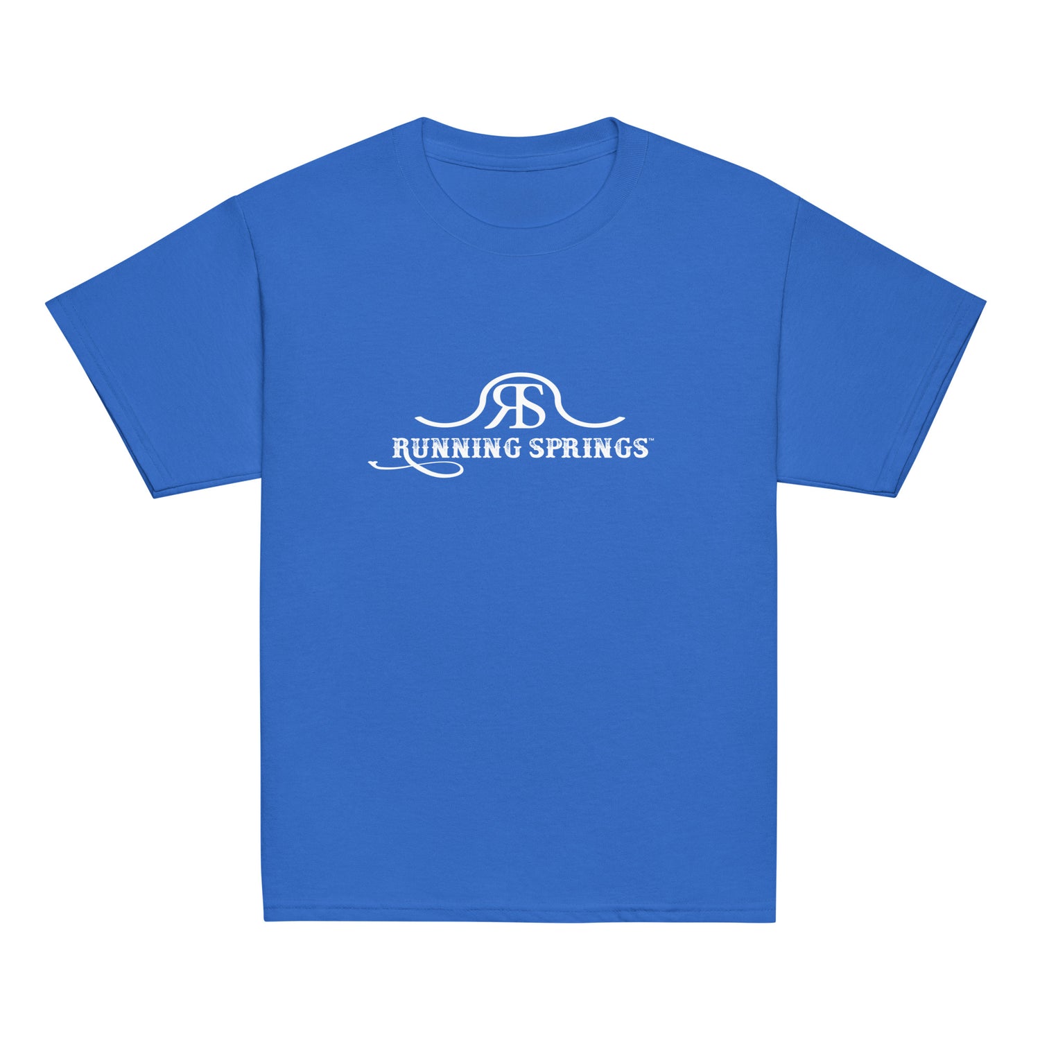 KIDS Running Springs T-Shirt by Katie Van Slyke - Royal