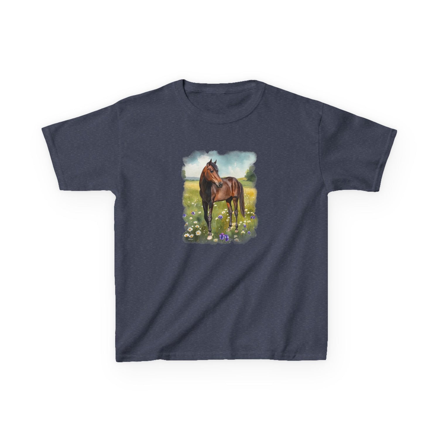 KIDS Seven's Heaven T-Shirt by Katie Van Slykeâ„¢ Heather Navy