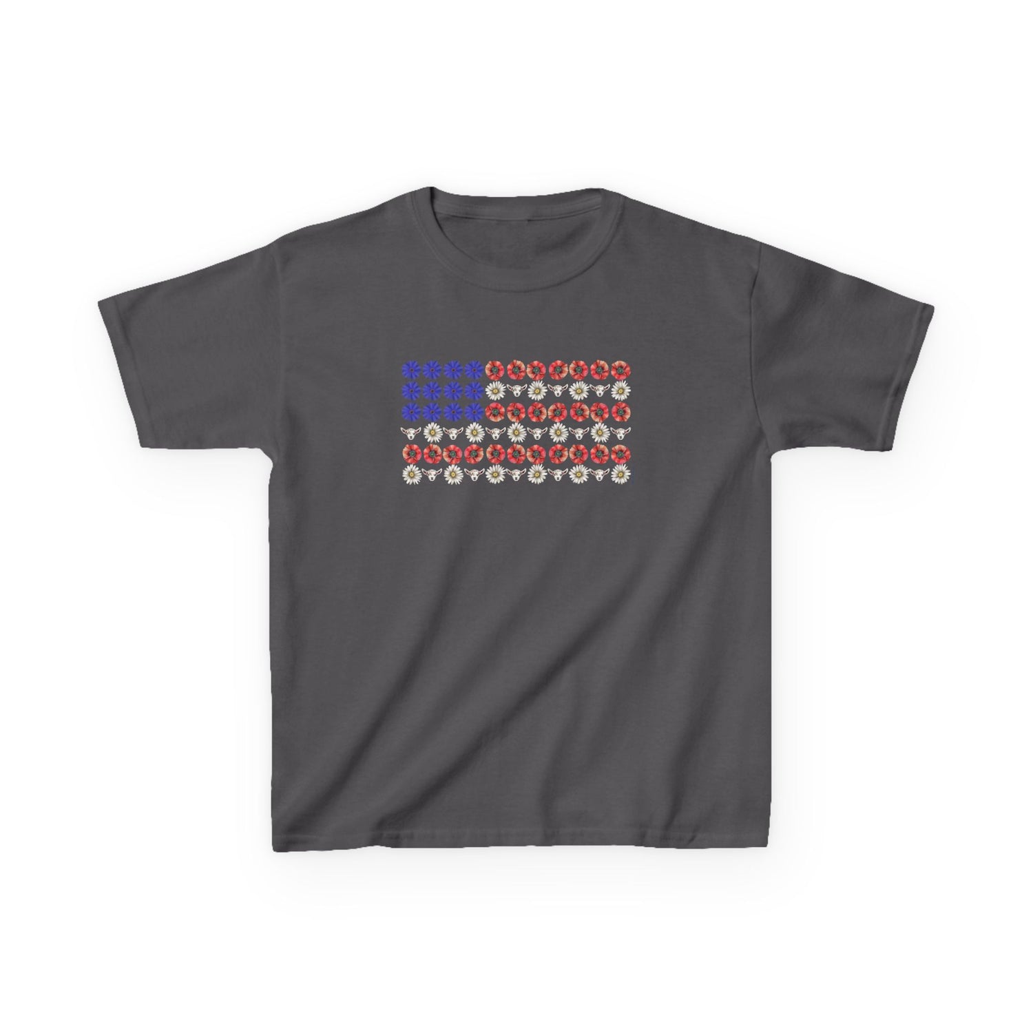 KIDS Stars, Stripes, and Goats T-Shirt by Katie Van Slyke™ Charcoal