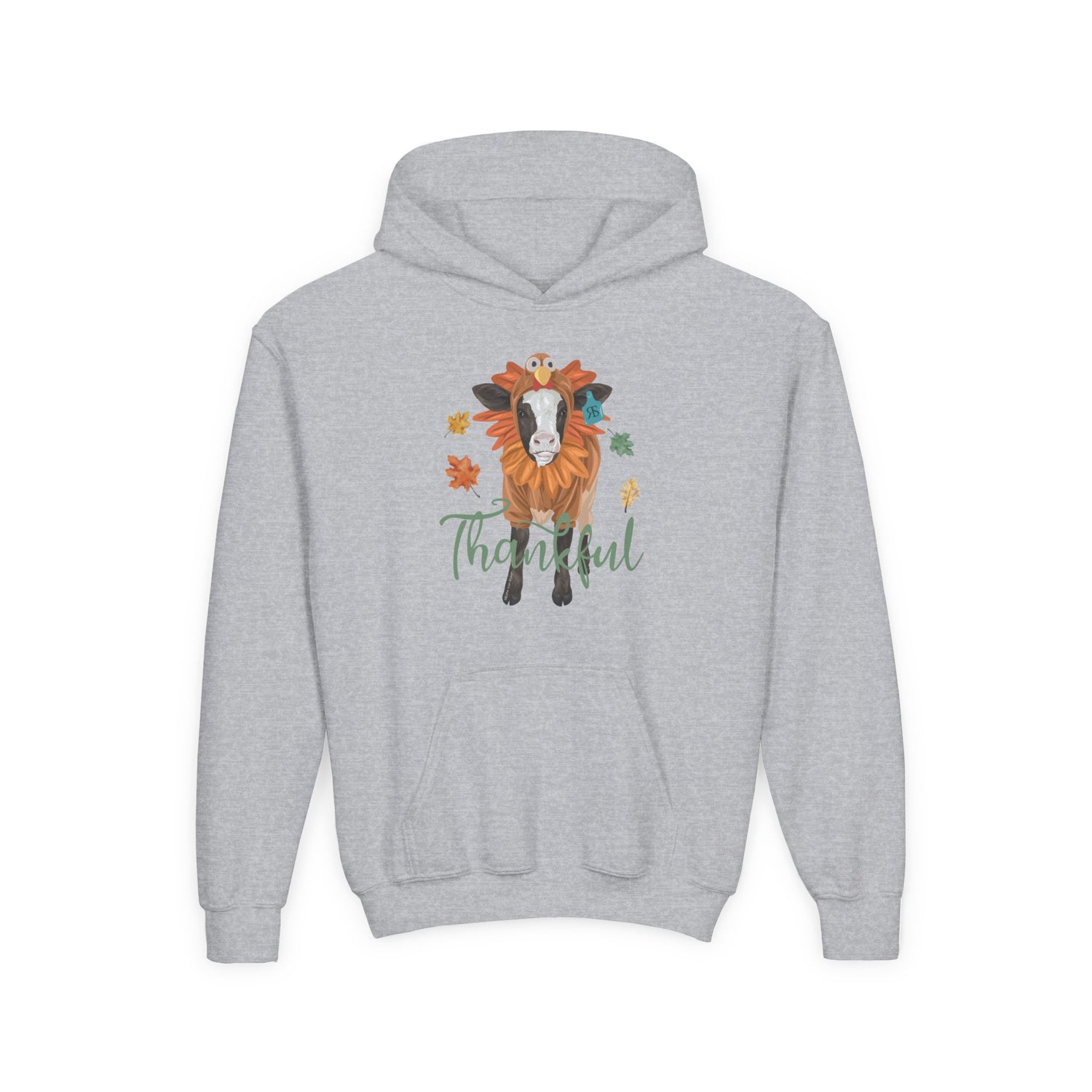 KIDS Turkey Time Hoodie by Katie Van Slyke™ Sport Grey