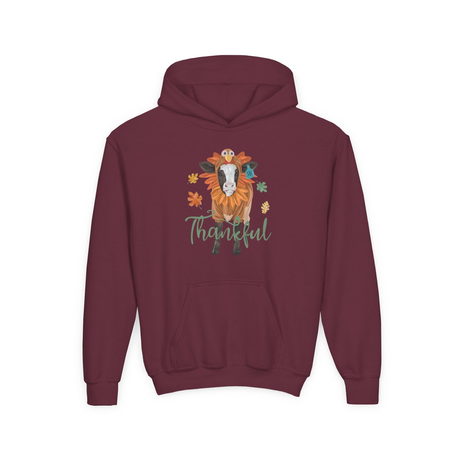 KIDS Turkey Time Hoodie by Katie Van Slyke™ Maroon