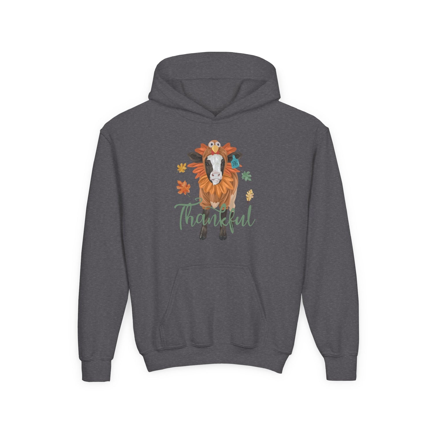 KIDS Turkey Time Hoodie by Katie Van Slyke™ Dark Heather
